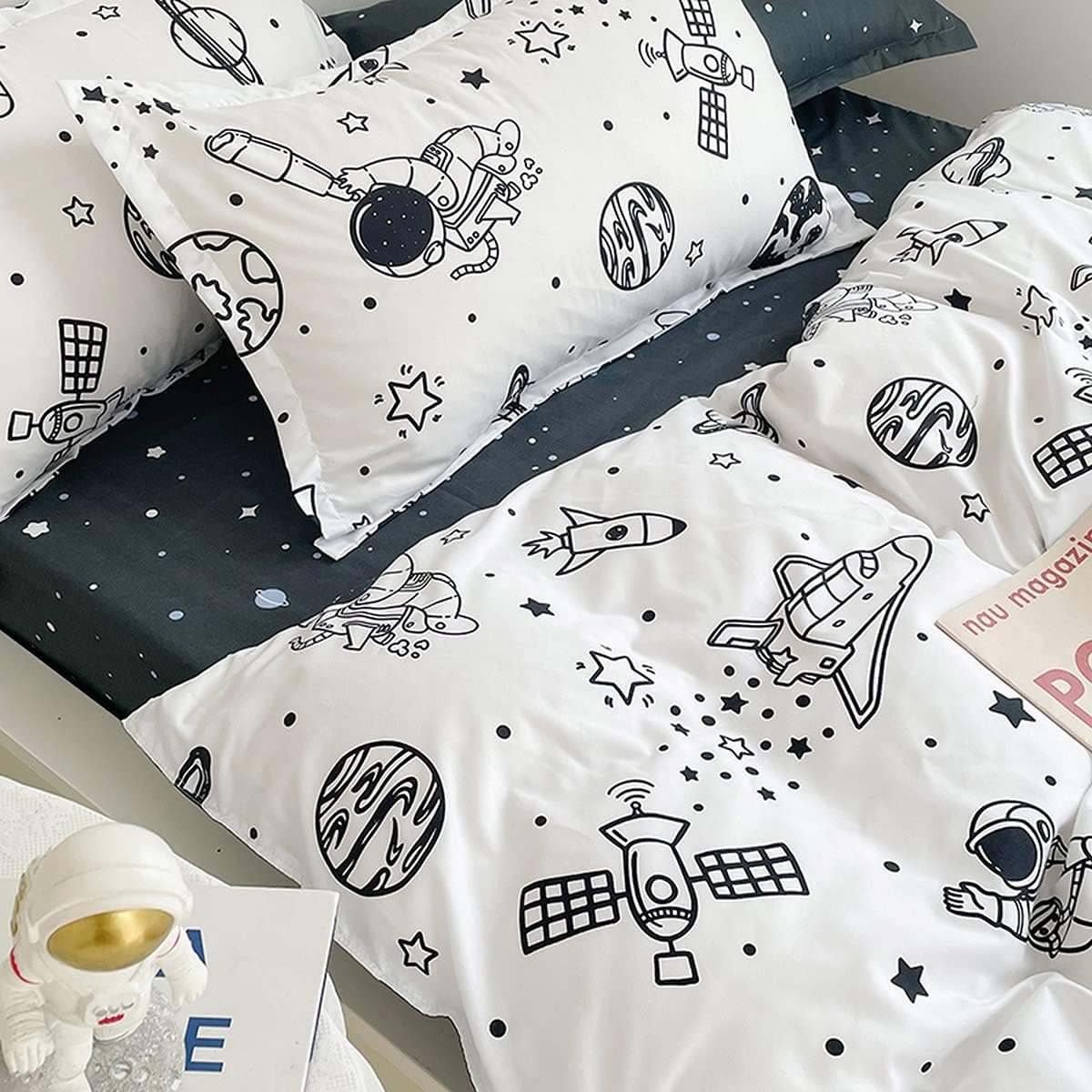 Erosebridal Galaxy Space Duvet Cover Set Twin