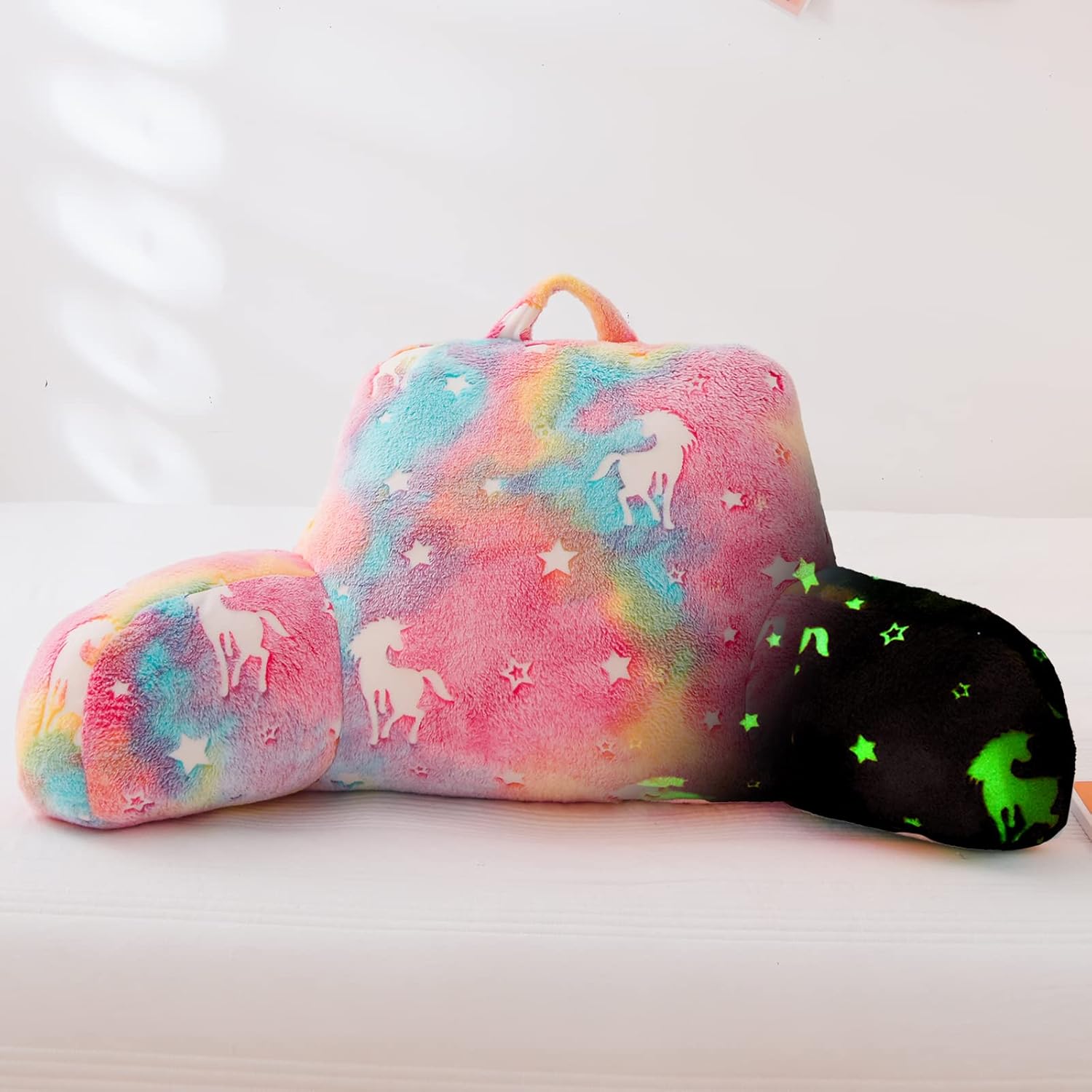 Aimuan Glow in the Dark Reading Pillow with Arms