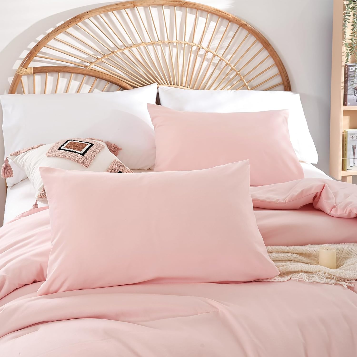 Weigelia Pink Comforter Set 300GSM Fluffy Microfiber