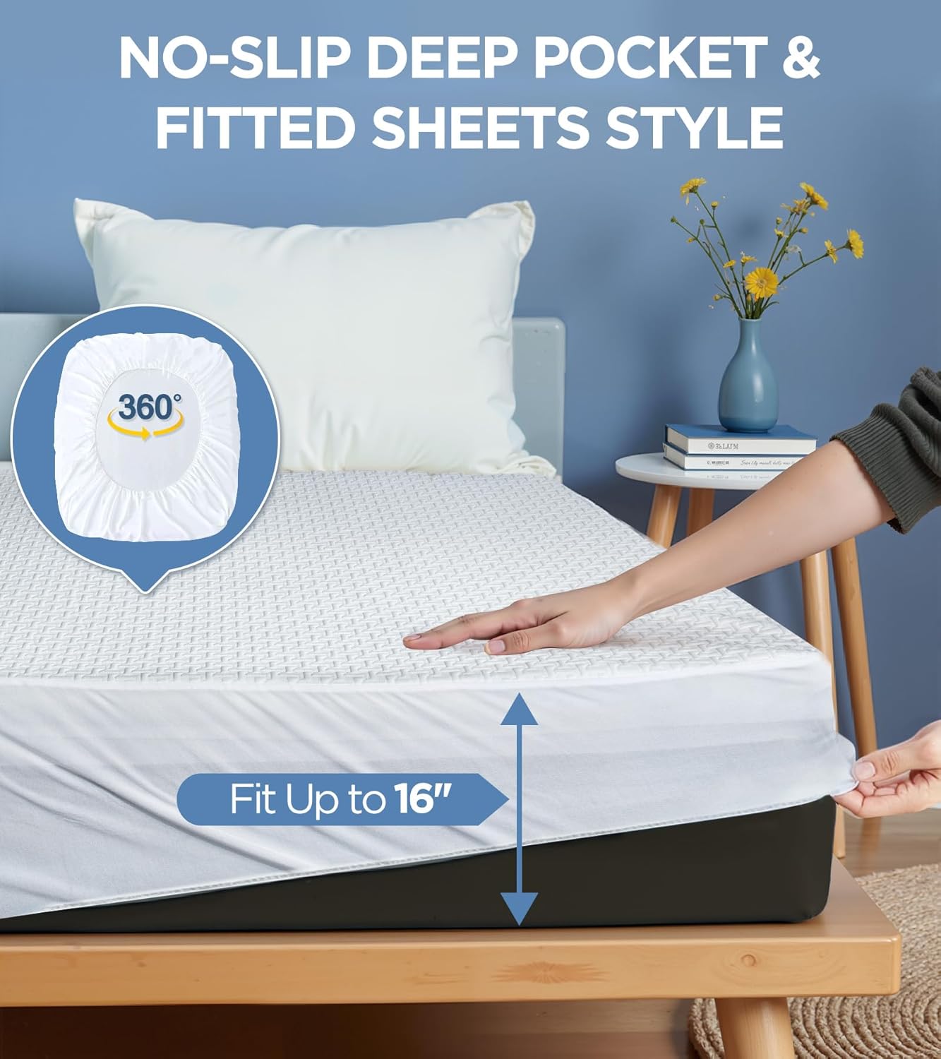 Emircey Home 100 Waterproof King Mattress Protector