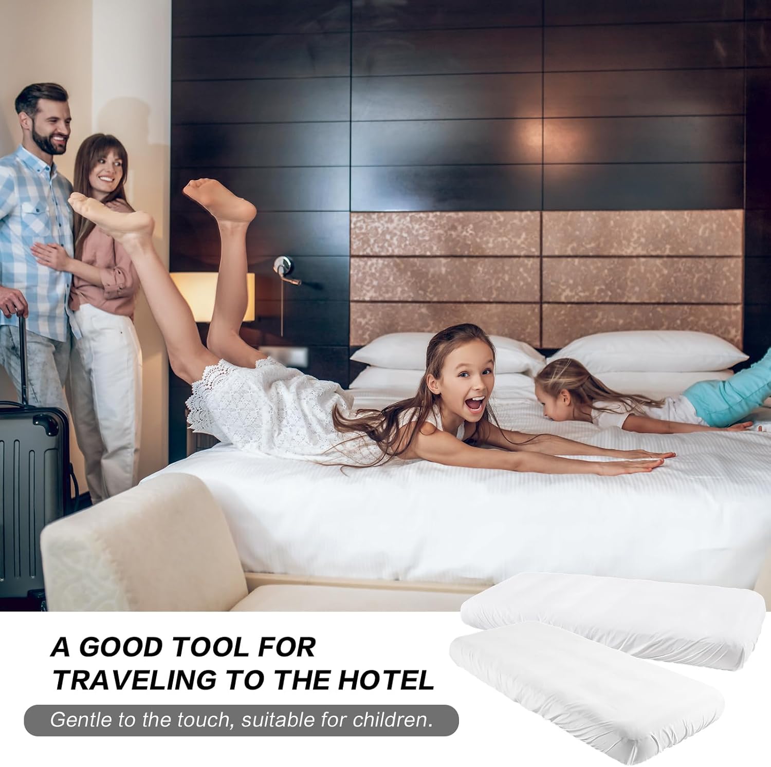 Breling Kids Air Mattress Fitted Sheet - White 1 Pcs