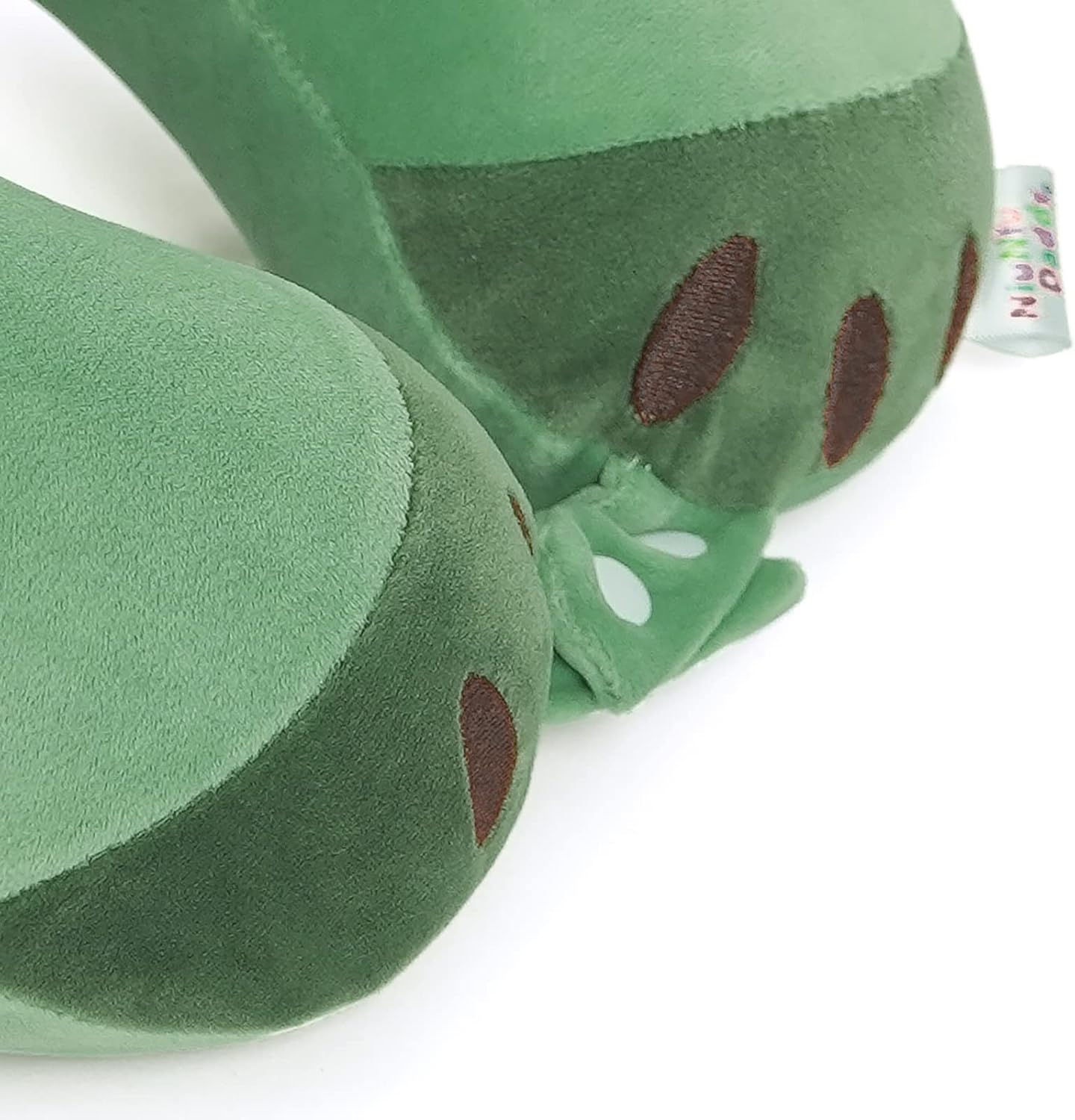 Niuniu Daddy Kids Travel Pillow - Green Dinosaur Design for Boys and Girls
