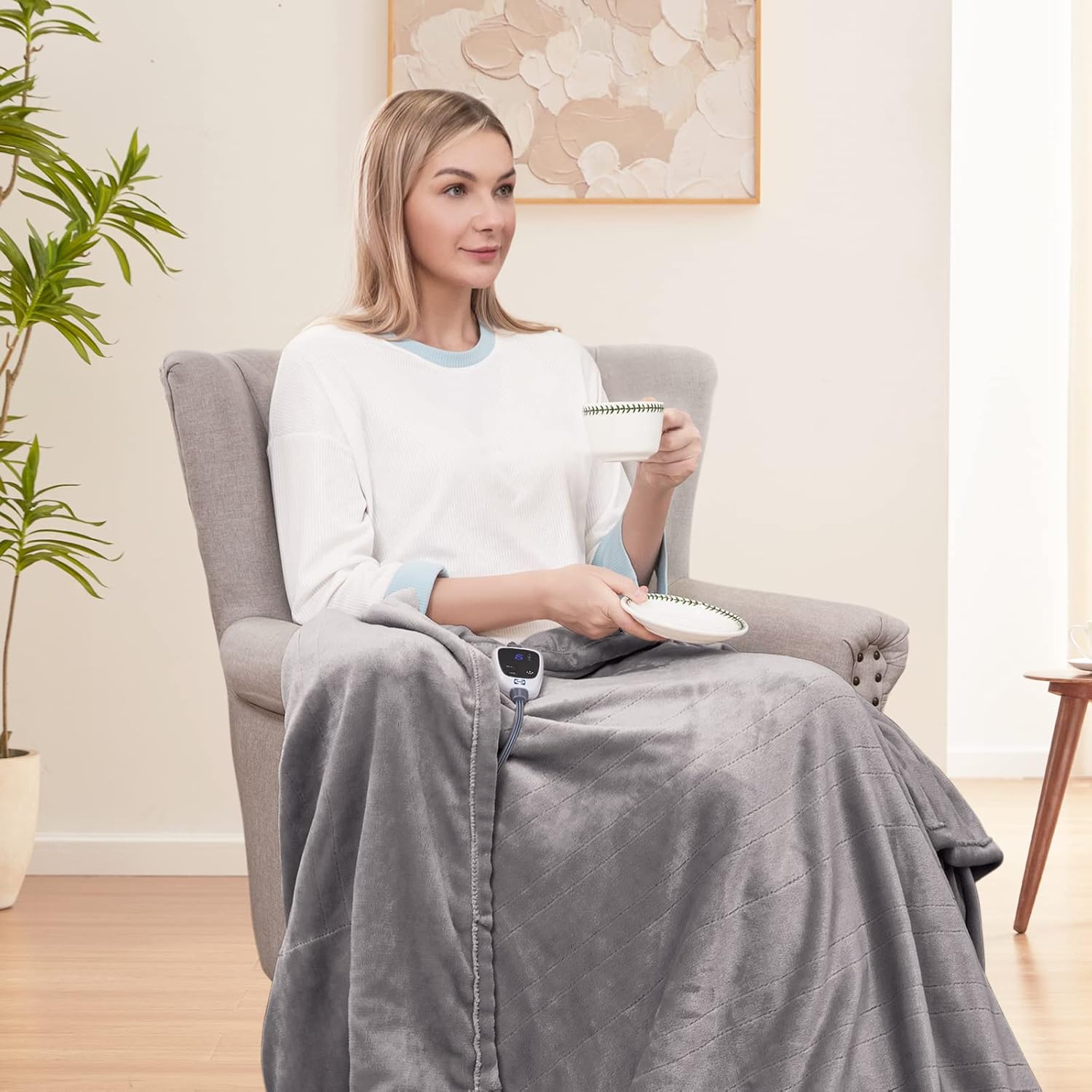 Sealy Electric Blanket Throw with 6 Heat Settings