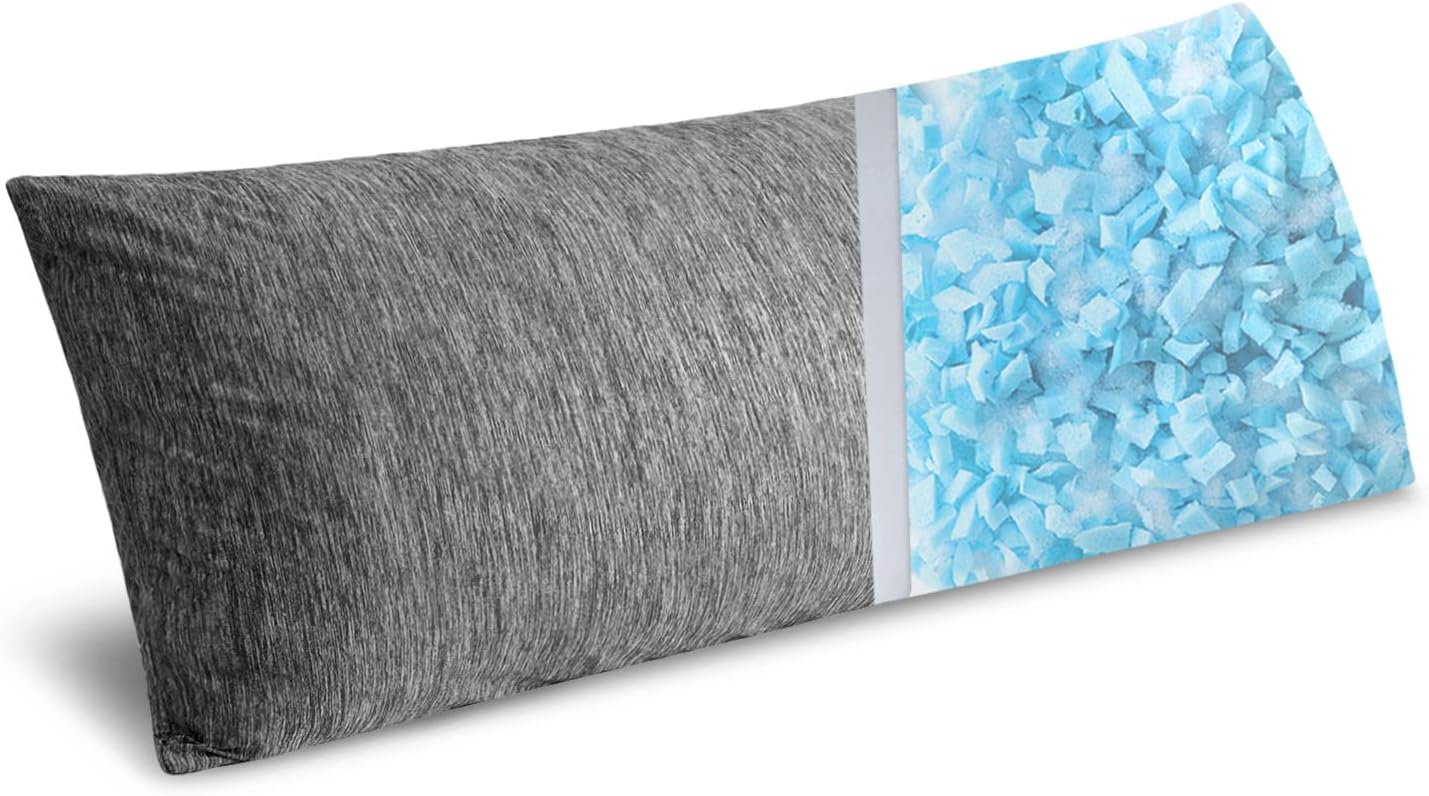 MIULEE Cooling Memory Foam Body Pillow for Adults