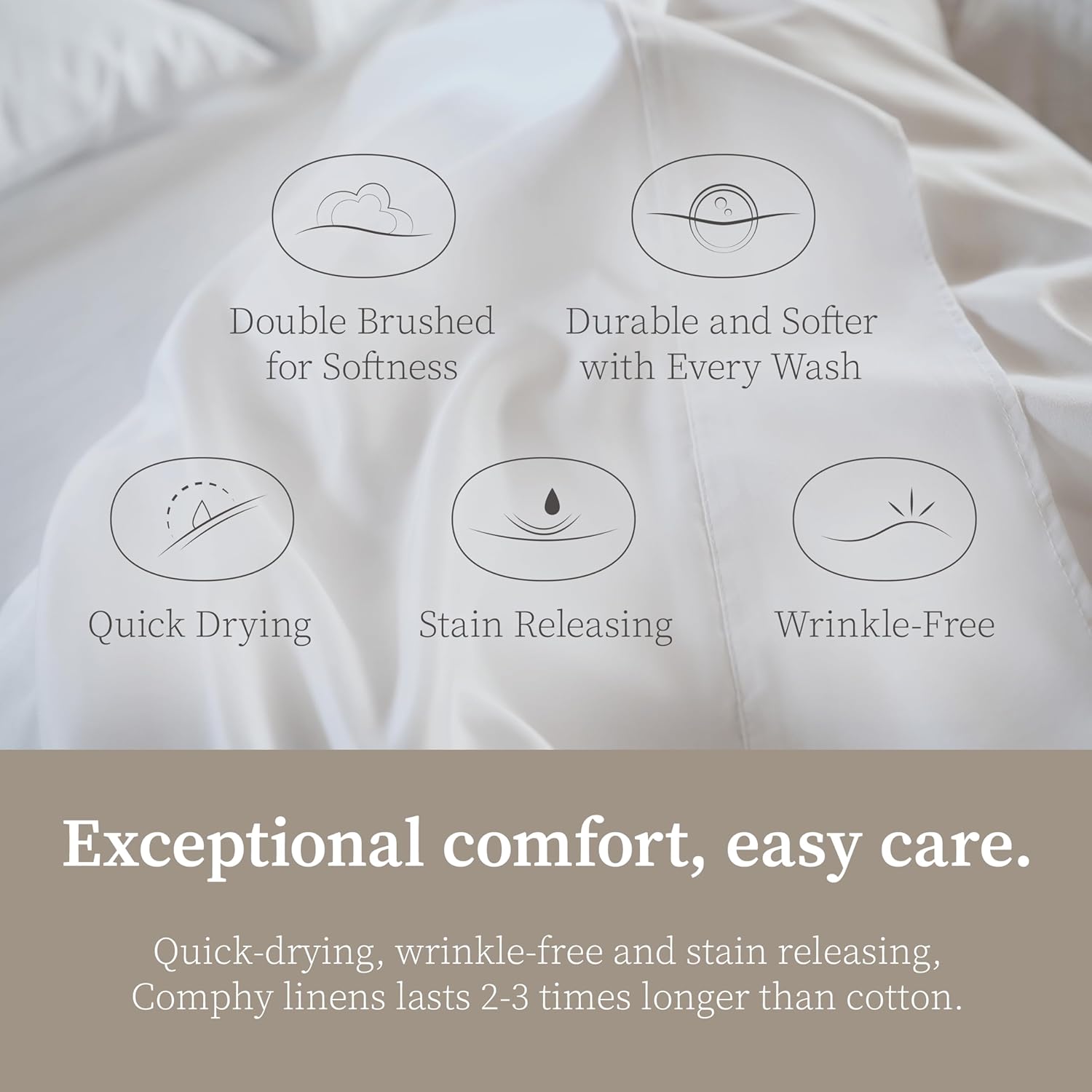 Coop Home Goods Comphy SoftSpa Pillowcase Set of 2