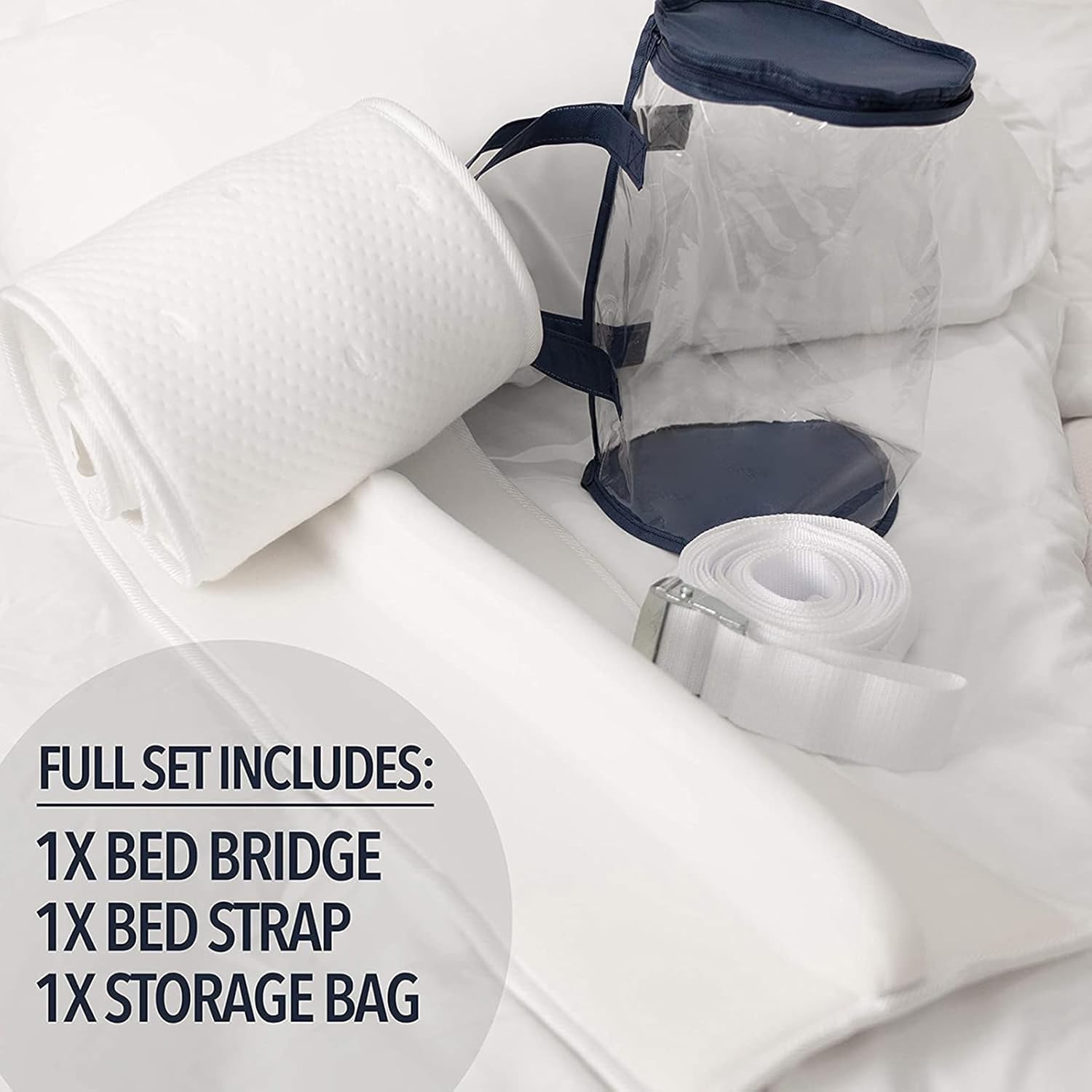 GORBUS Wide Bed Bridge Twin to King Converter 1
