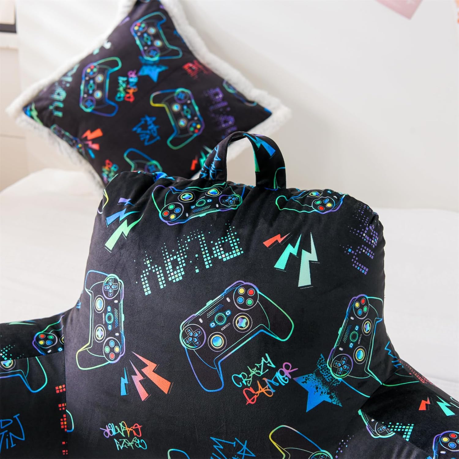 A Nice Night Kids Reading and TV Watching Pillow