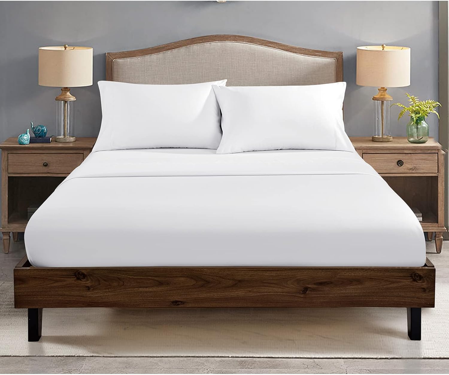 FreshCulture Twin Fitted Sheets 6 Pack Deep Pocket Soft Microfiber