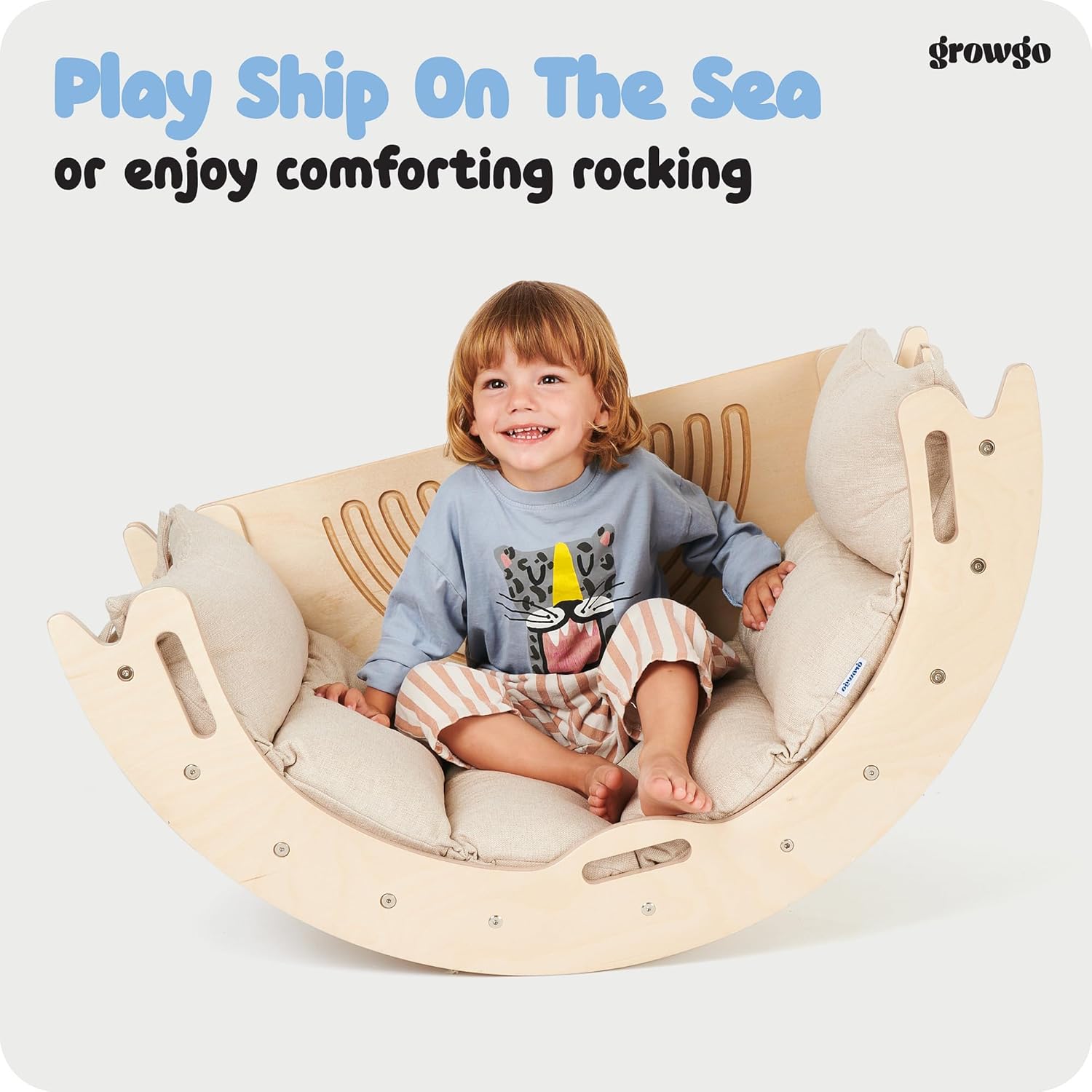 GROWGO Climbing Arch Pillow for Toddlers
