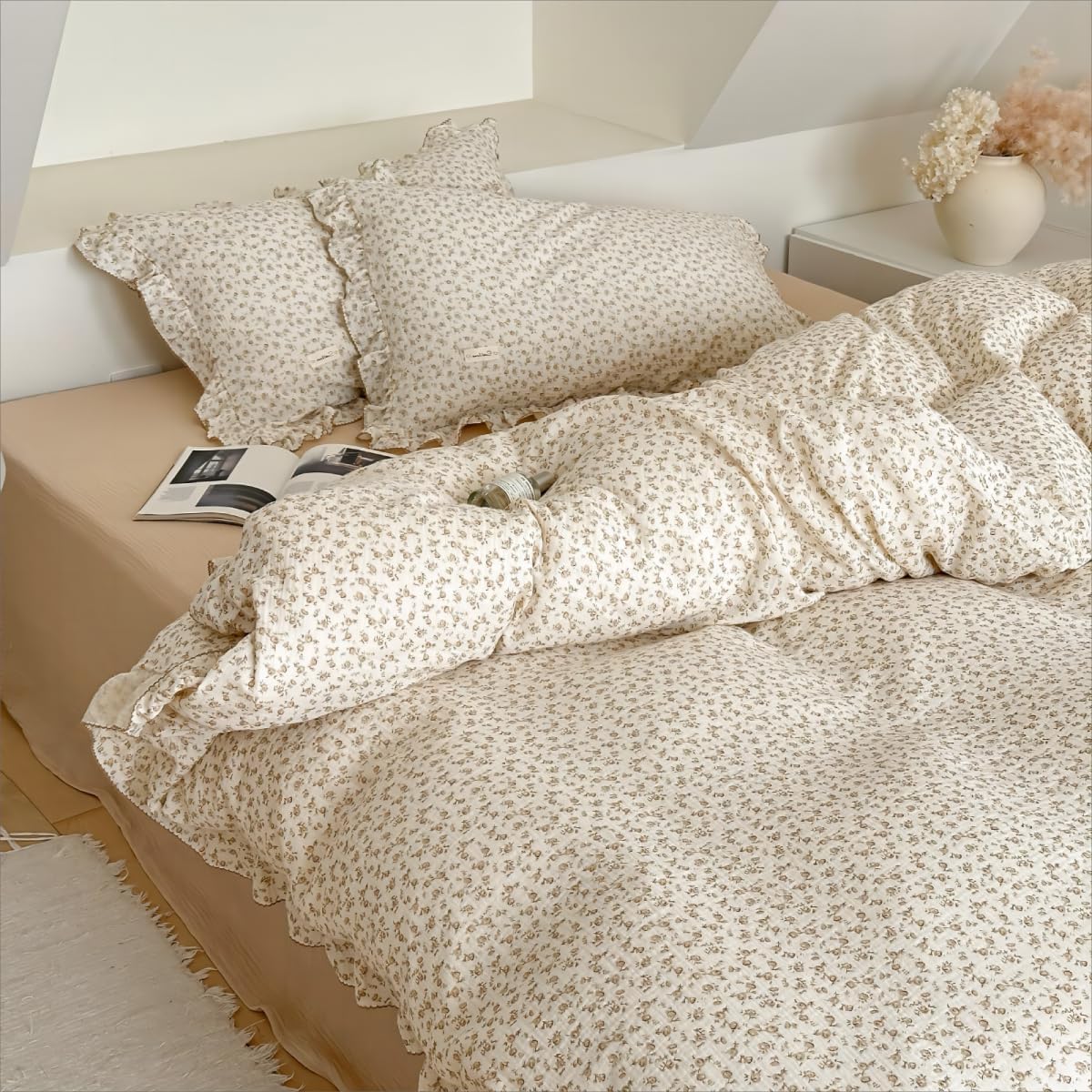 BuLuTu Muslin Kids Duvet Cover Full Size