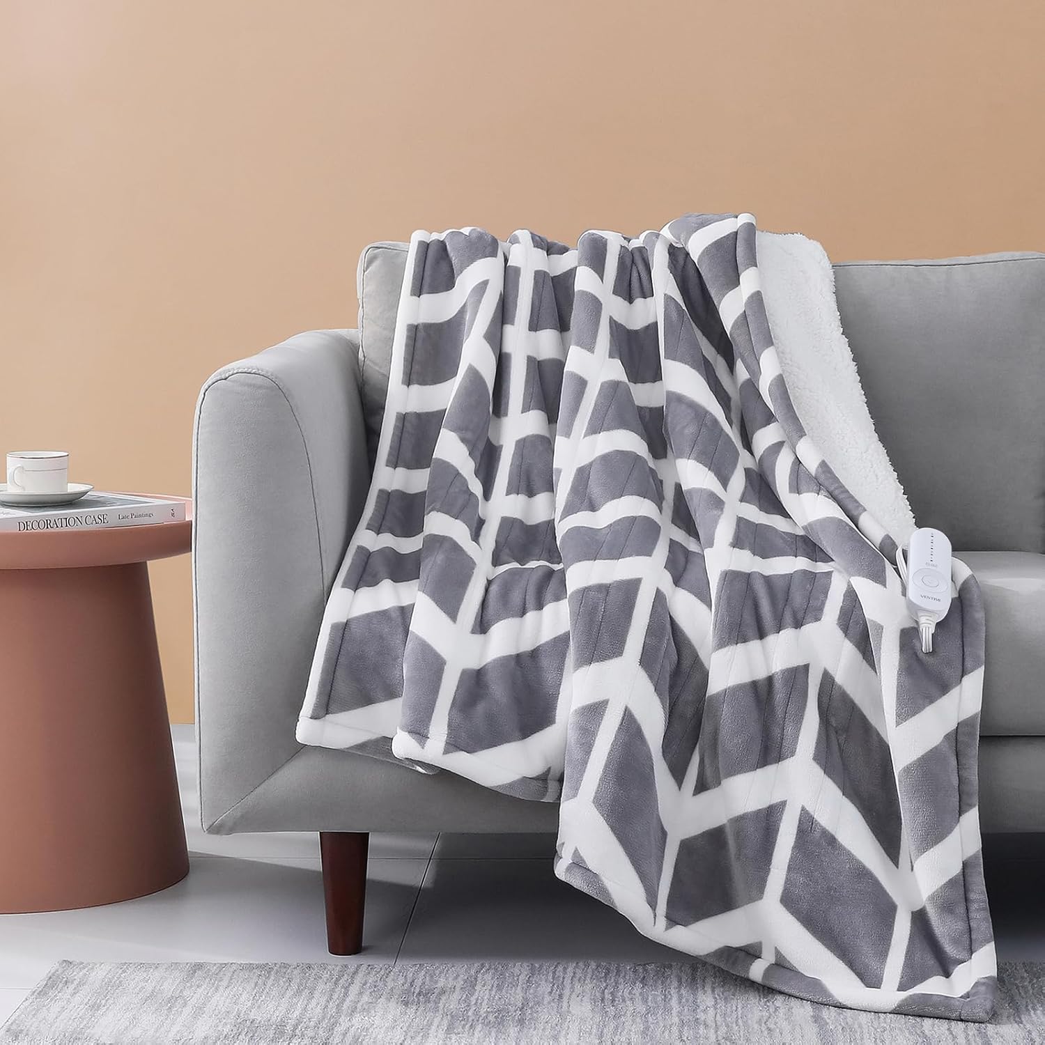 VENTIMI 50x60 Heated Throw with 5 Heat Levels