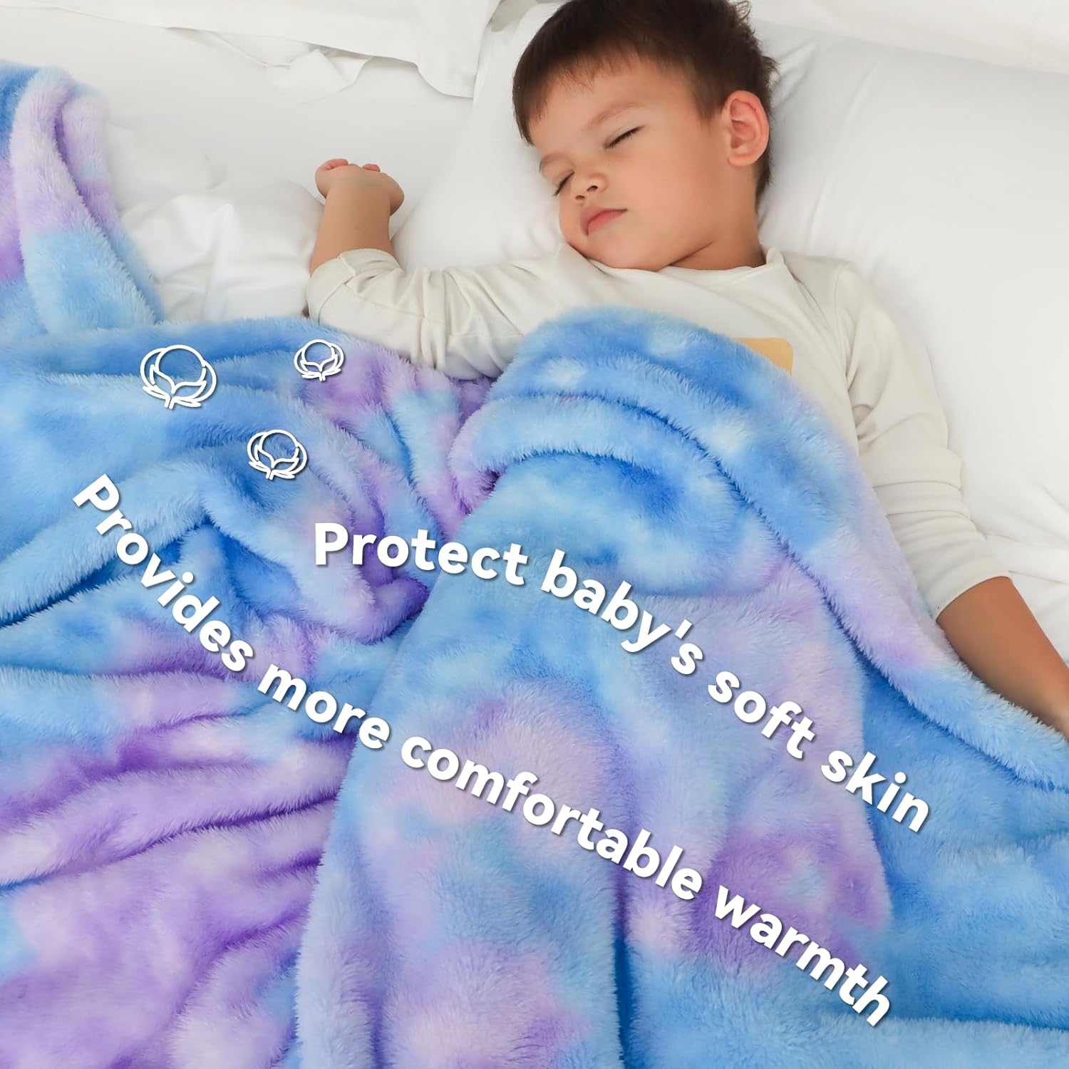 Soft Fuzzy Throw Blanket for Kids and Adults