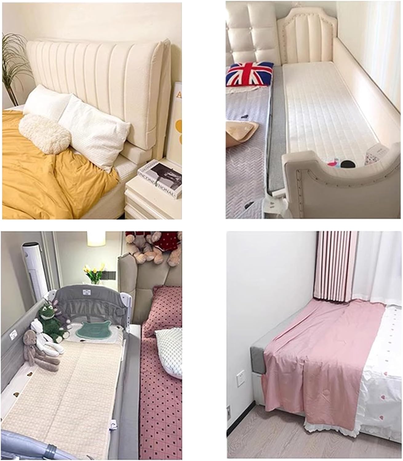 Custom Size Bed Gap Filler with Washable Cover 1