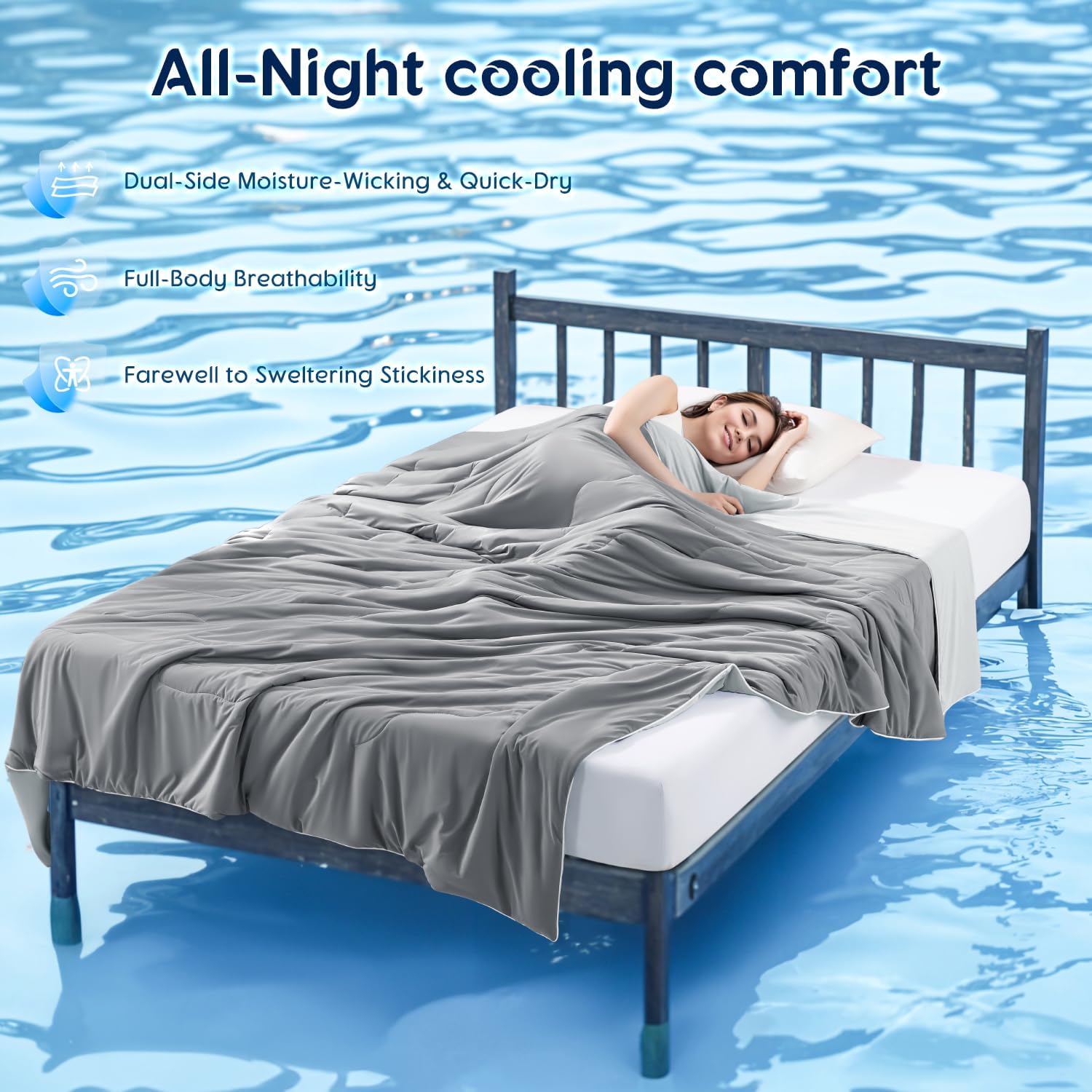 Gehtmnl Cooling Comforter for Hot Sleepers