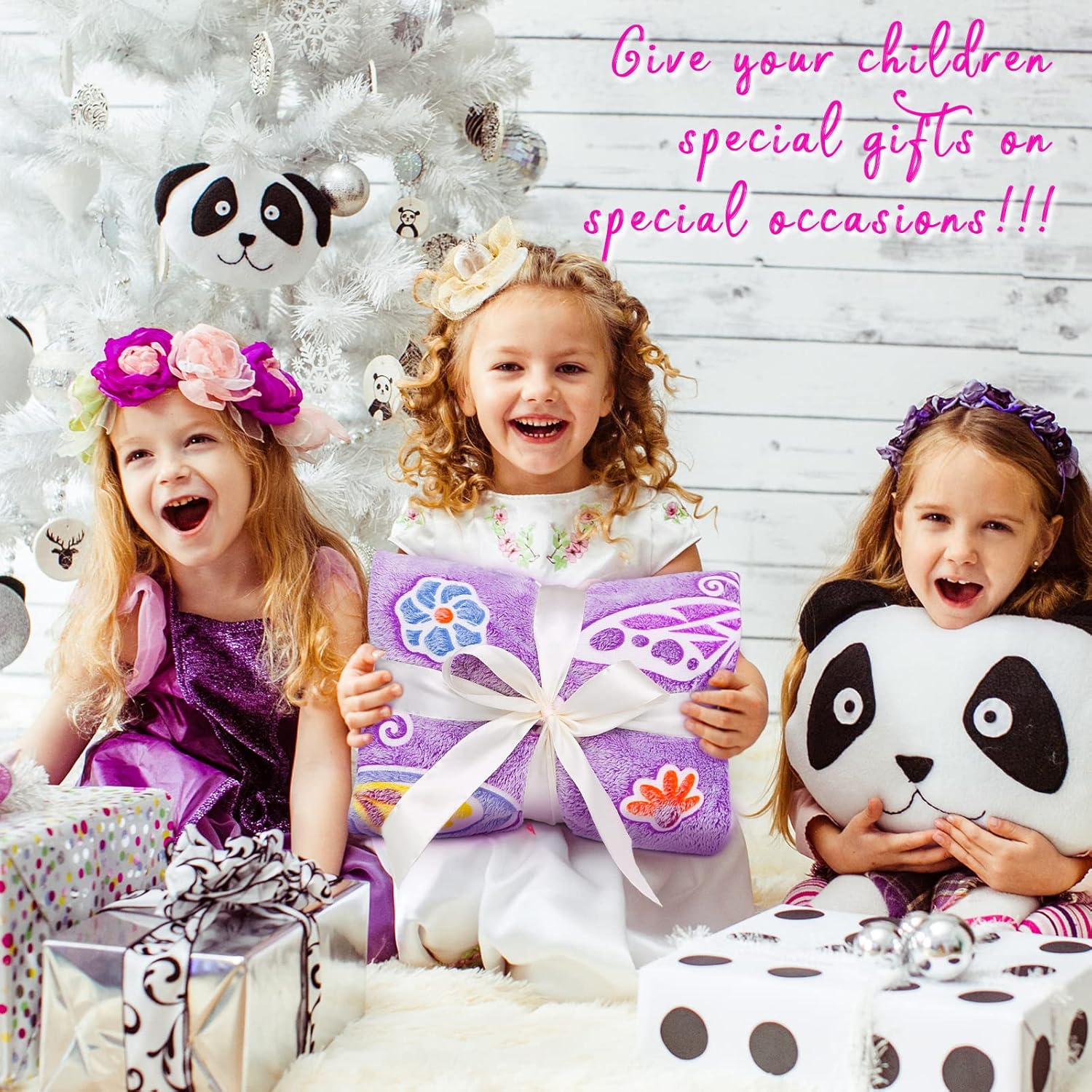 Glow in the Dark Butterfly Blanket for Girls and Kids