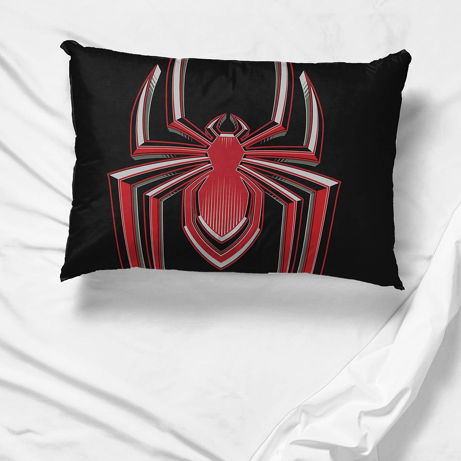 Jay Franco Marvel Miles Morales Reversible Pillowcase - Kids Super Soft Bedding