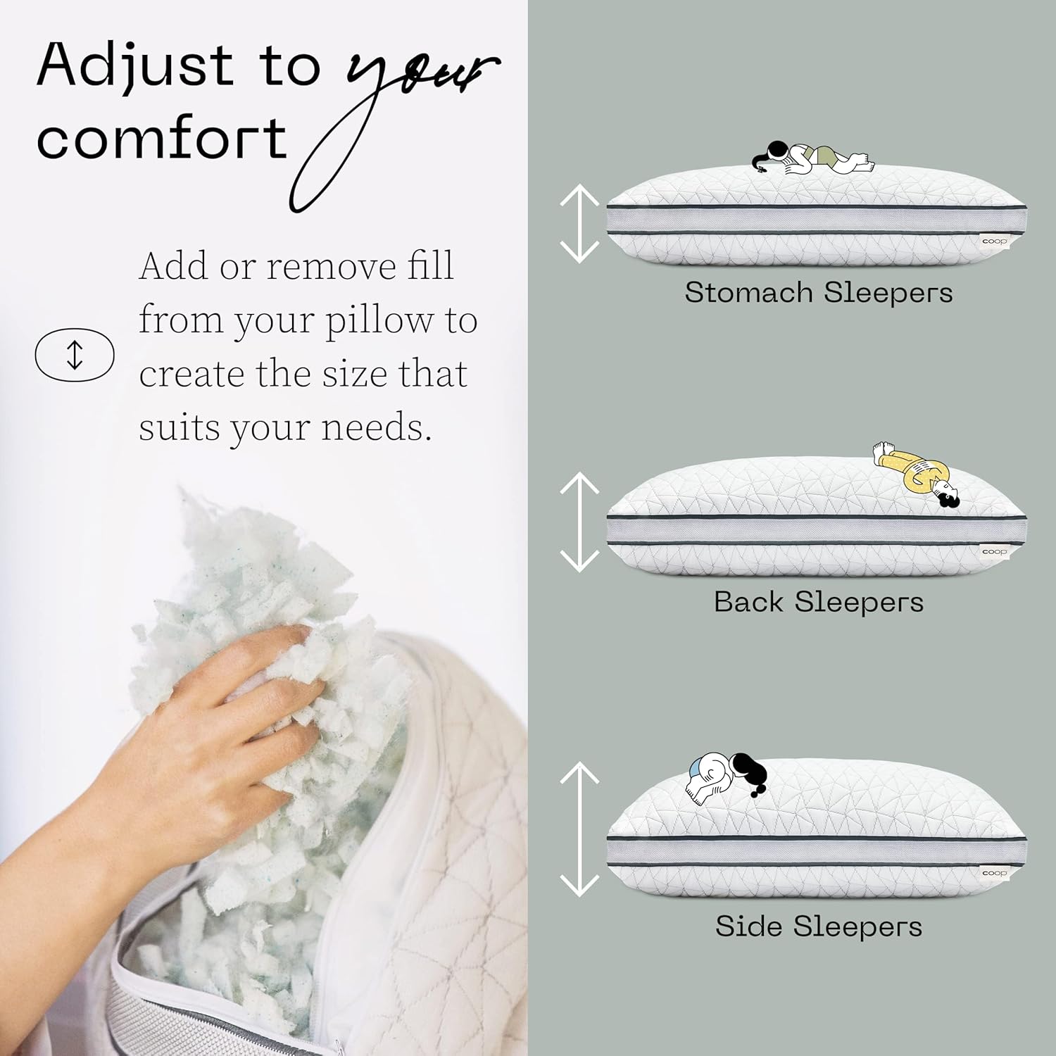 Eden Cool Adjustable Pillow King Size