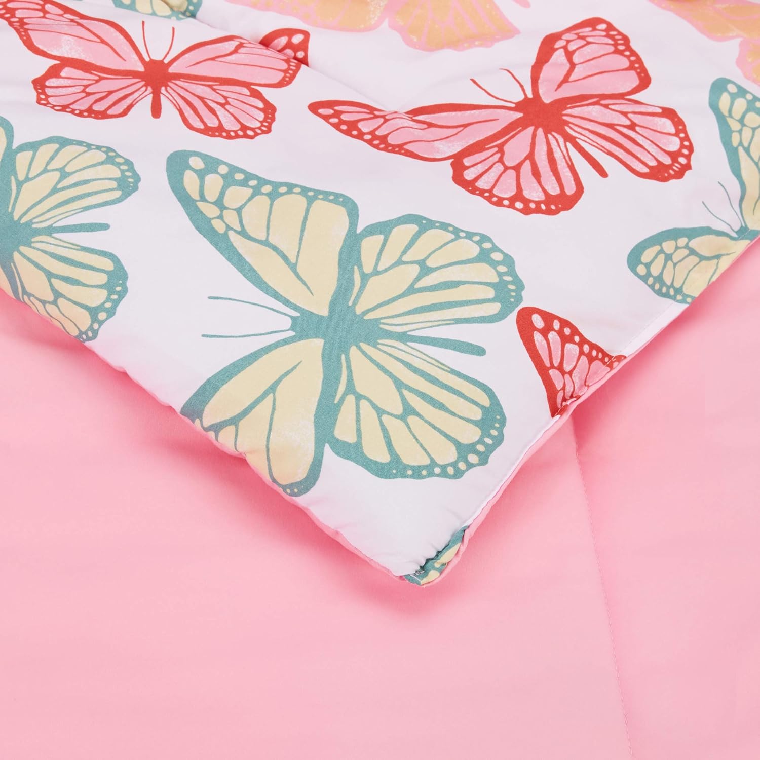 Amazon Basics Butterfly Friends Twin Bed-in-a-Bag 5-Piece