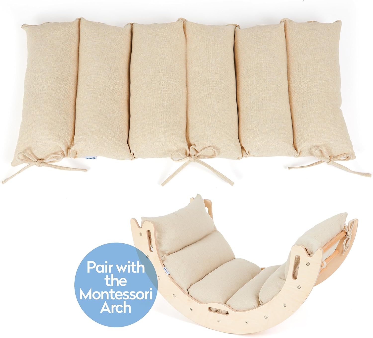 GROWGO Climbing Arch Pillow for Toddlers