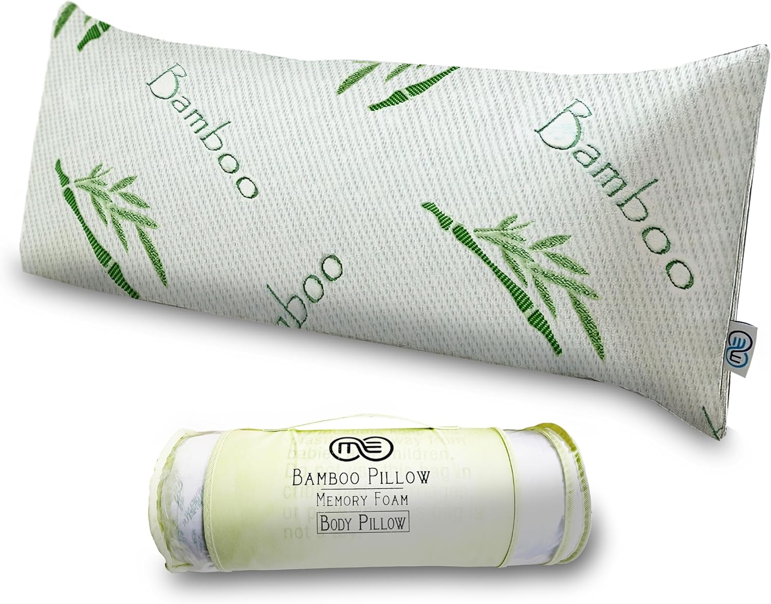 OMEO Bamboo Rayon Body Pillow for Side Sleepers