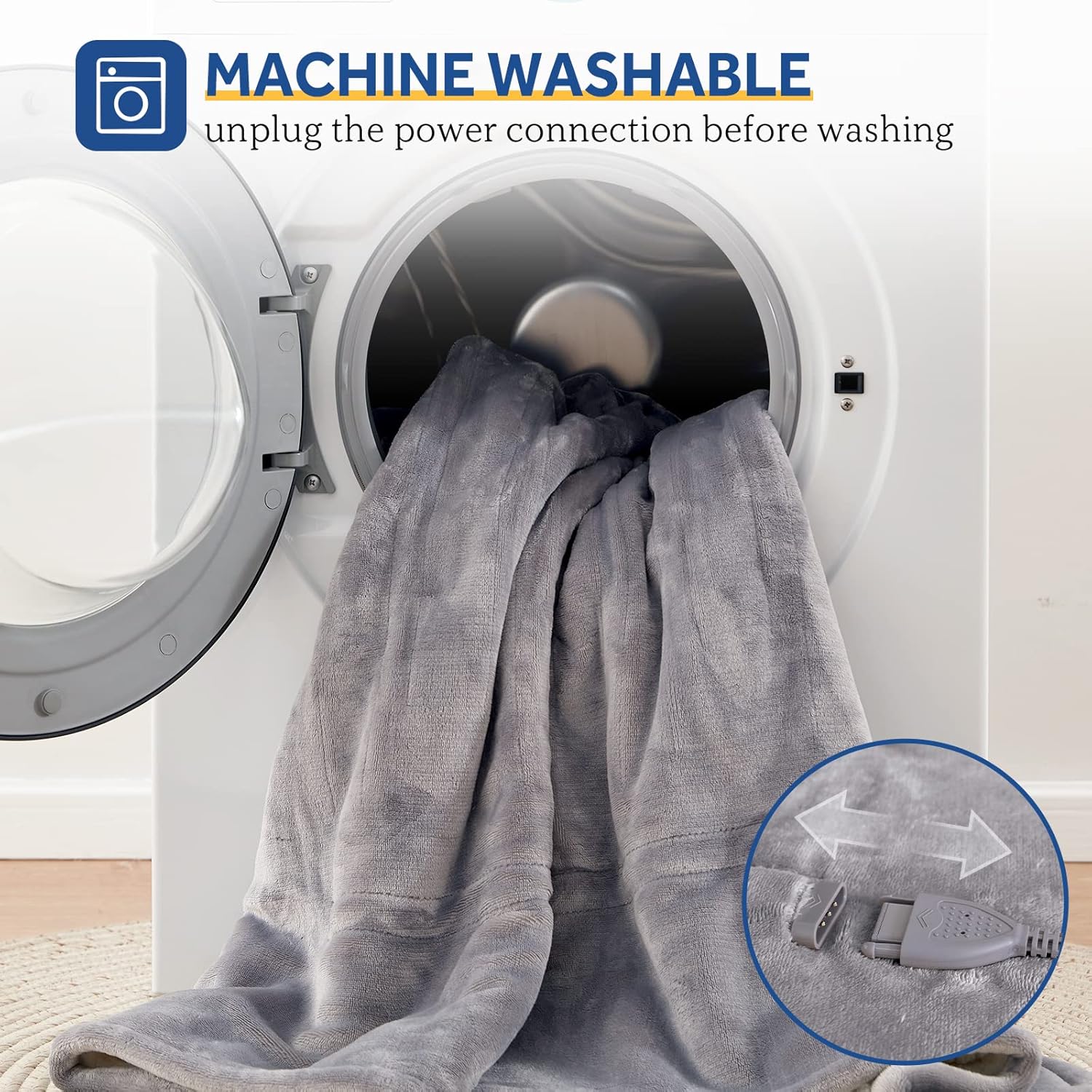 Sealy Electric Blanket Throw with 6 Heat Settings