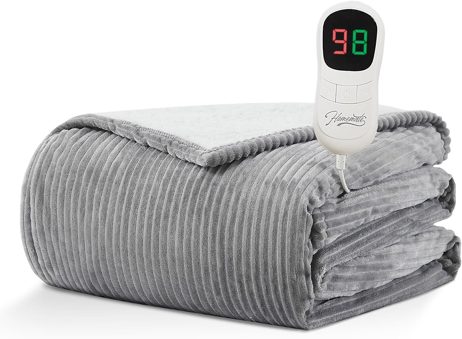 Homemate Heated Blanket - 50x60 Electric Throw with 10 Heat Levels 1