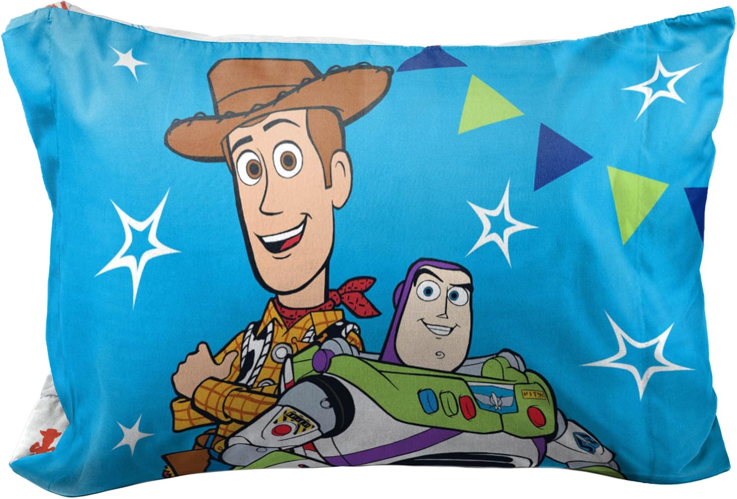 Jay Franco Toy Story Pillowcase 2 Pack - Buzz and Woody Double-Sided
