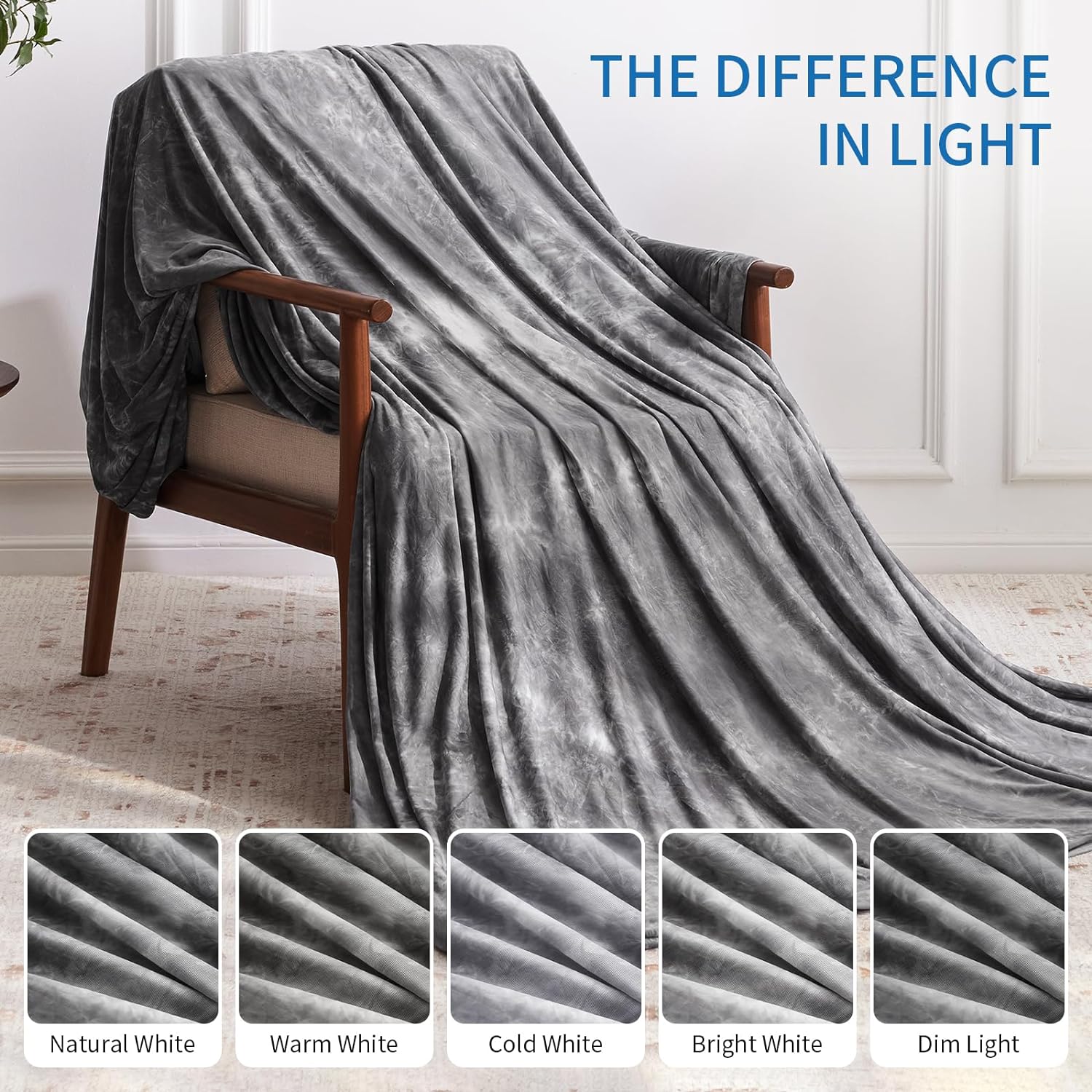 Guohaoi Cooling Throw Blanket for Hot Sleepers Full Size 60x90