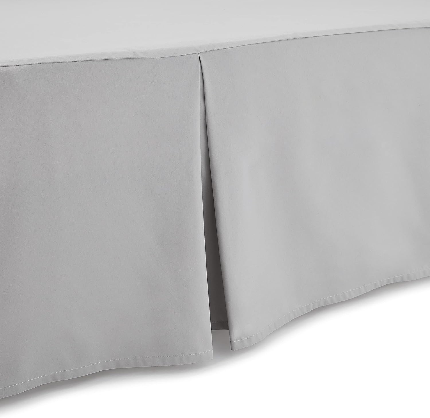 Amazon Basics Full Light Grey Bed Skirt