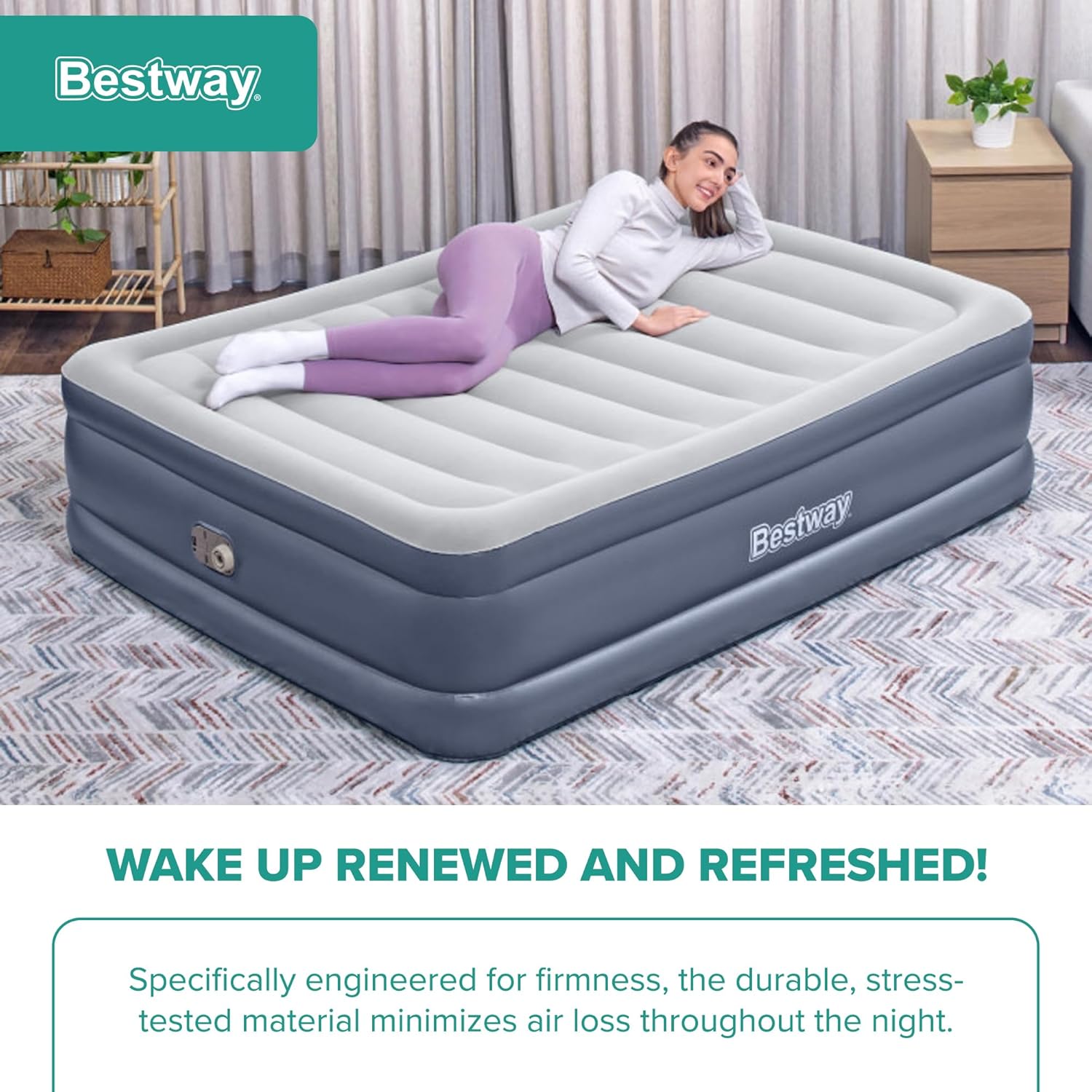 Bestway 2 Pack Tritech Airbed Queen 20 Thick