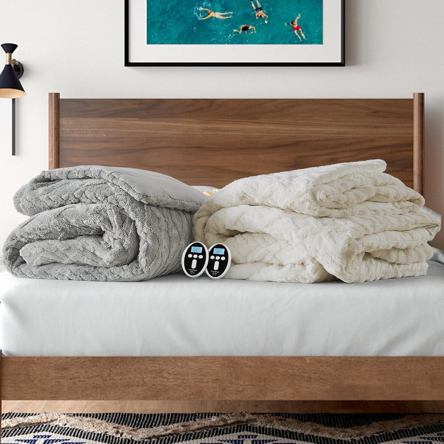 STARBEDIA Heated Comforter Blanket Queen Size