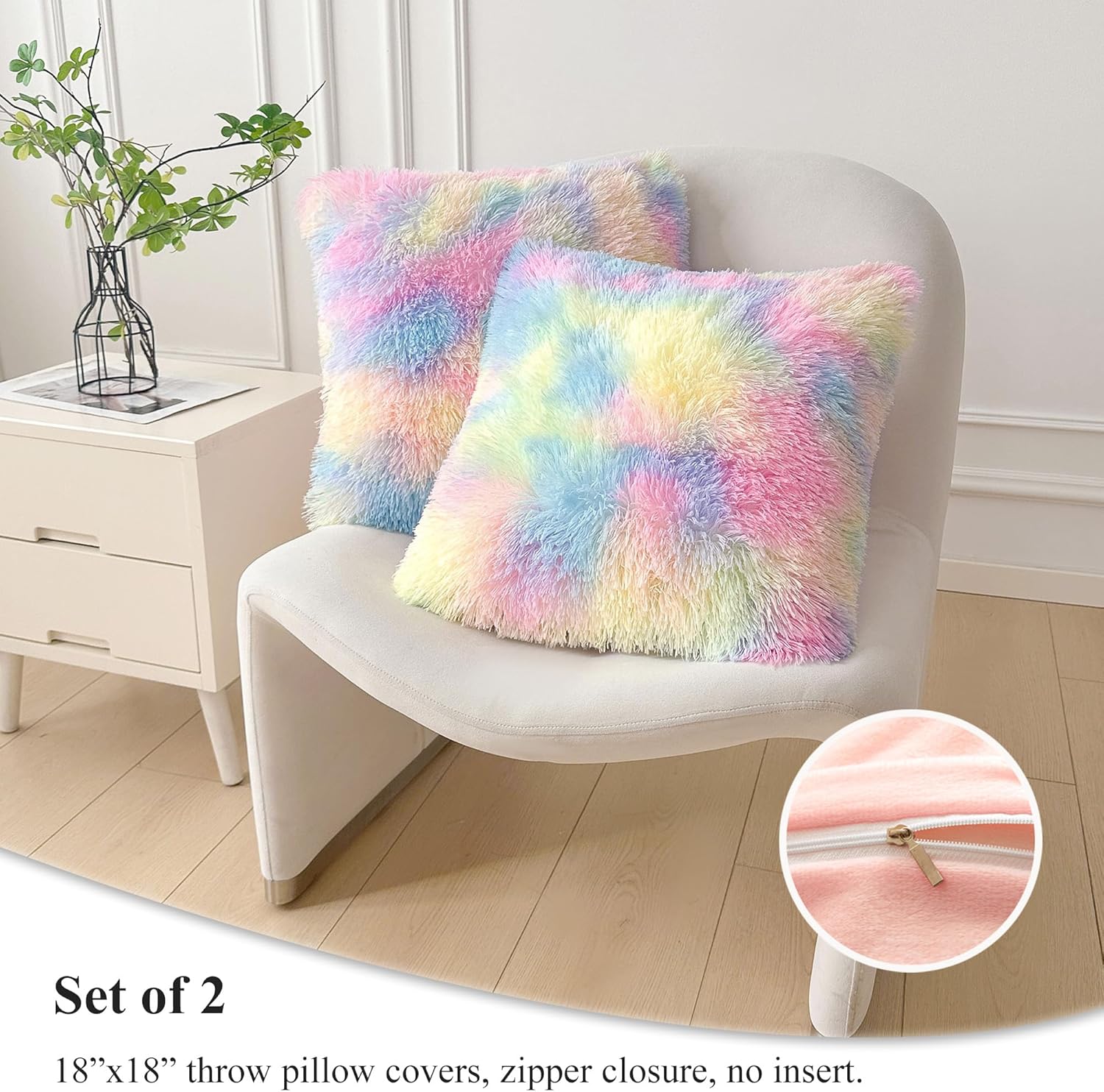 XeGe 3 Piece Soft Fluffy Throw Blanket Set 1