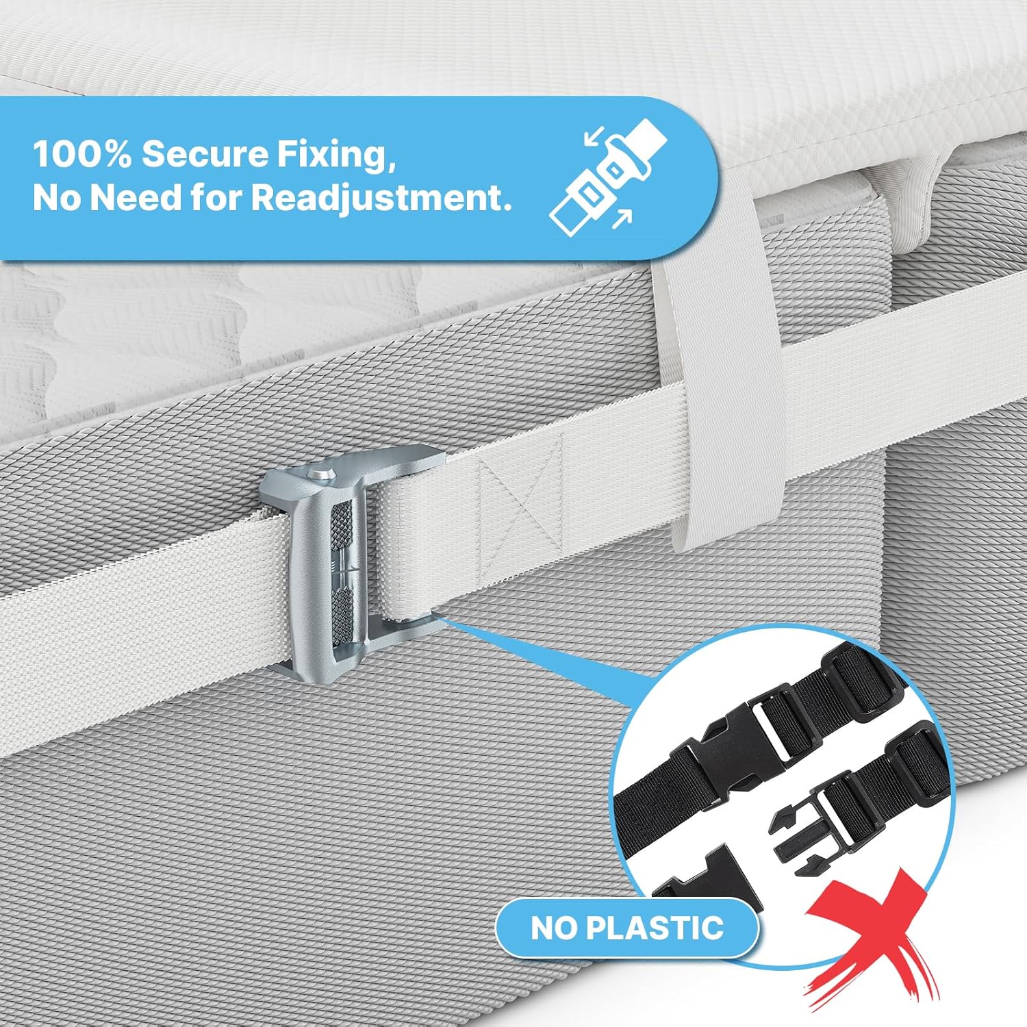 HUGCHG Bed Bridge Twin to King Connector Kit 1