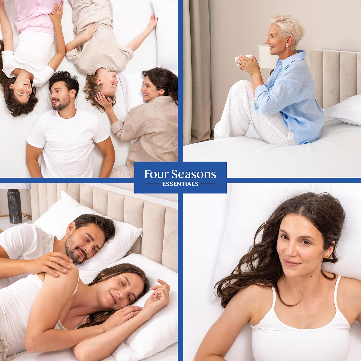 Four Seasons Essentials Body Pillow Protector 21x55 Waterproof