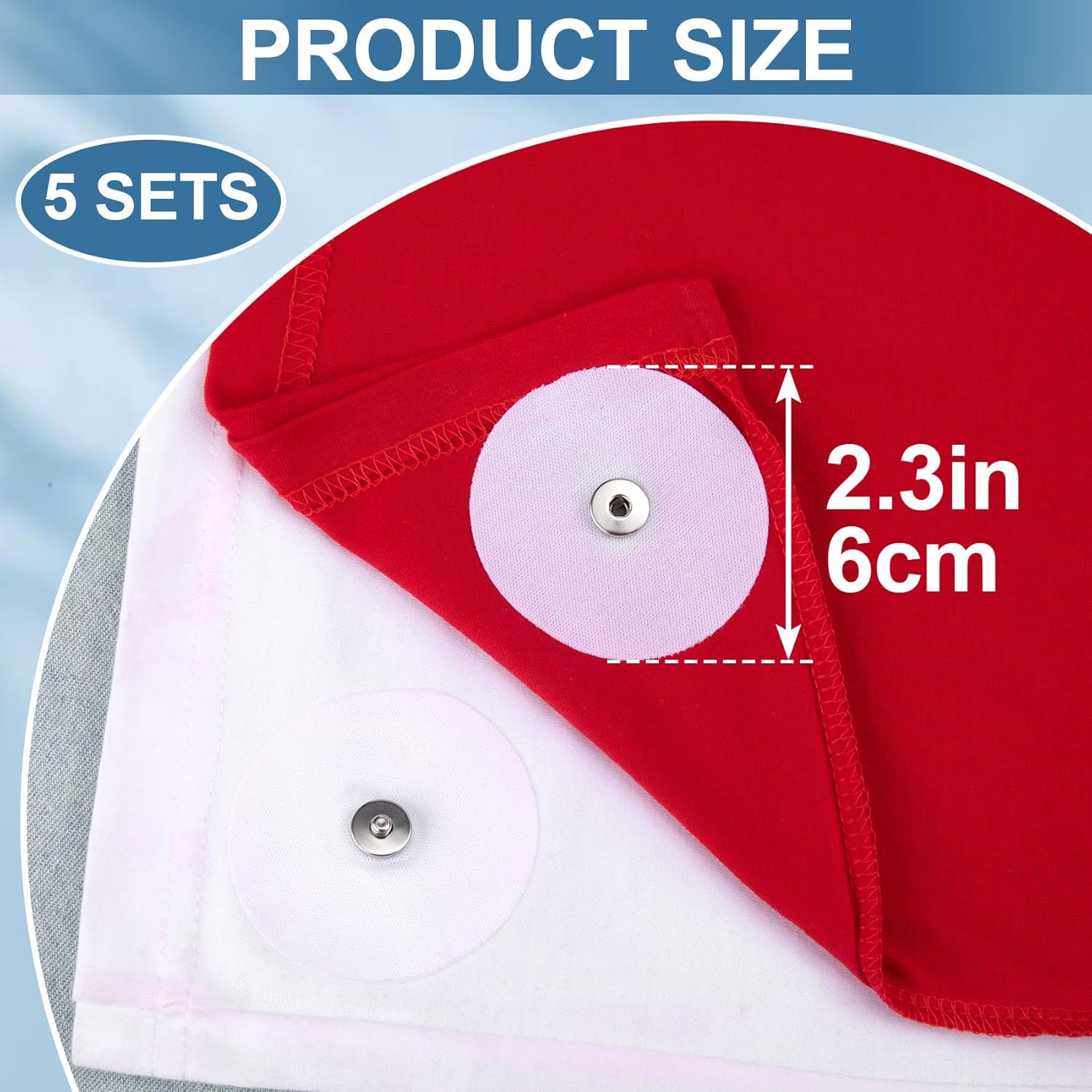 HINZIC 10Pcs White Duvet Clips for Comforter Hold