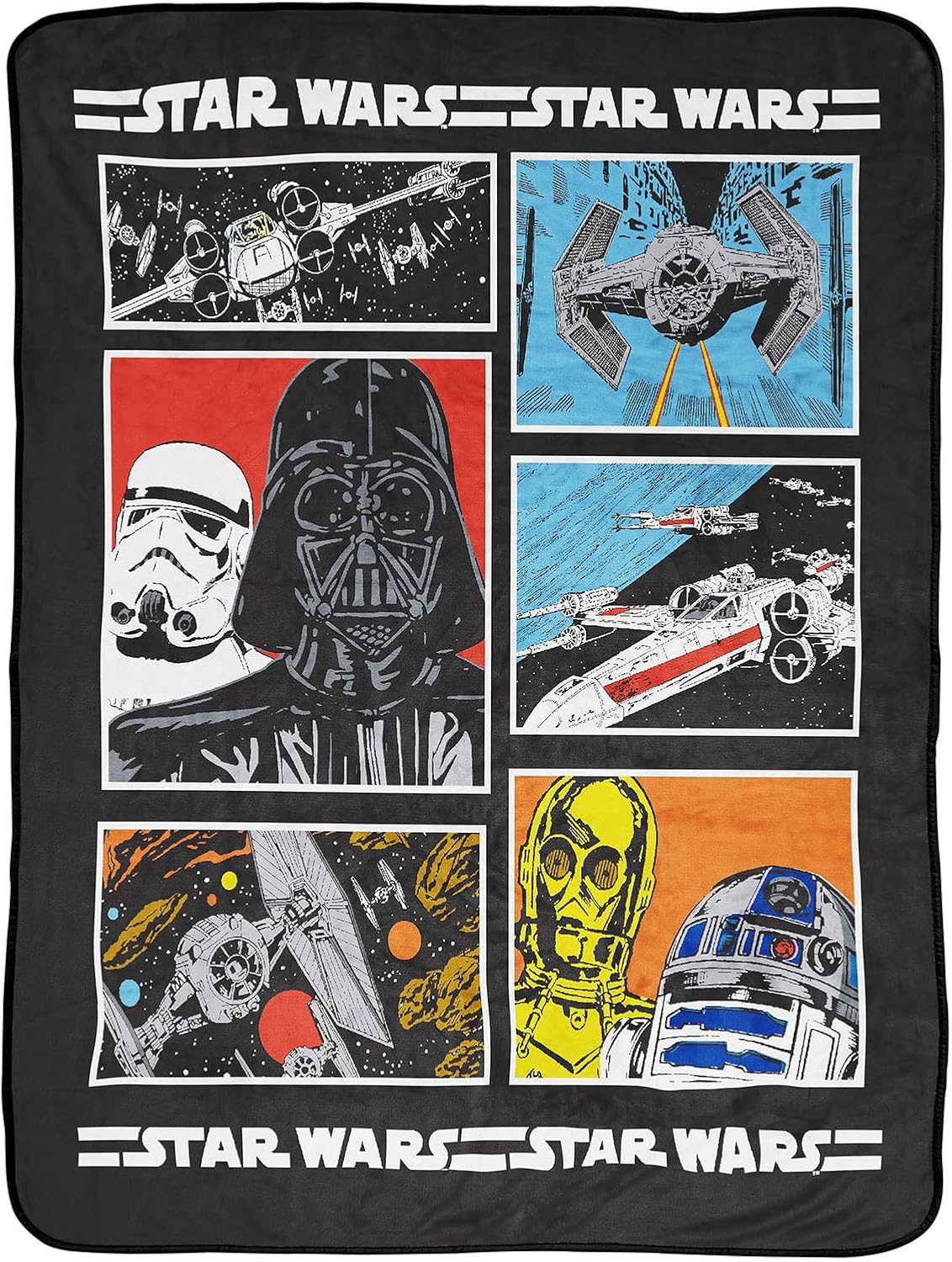 Jay Franco Star Wars Throw Blanket - Medium Size