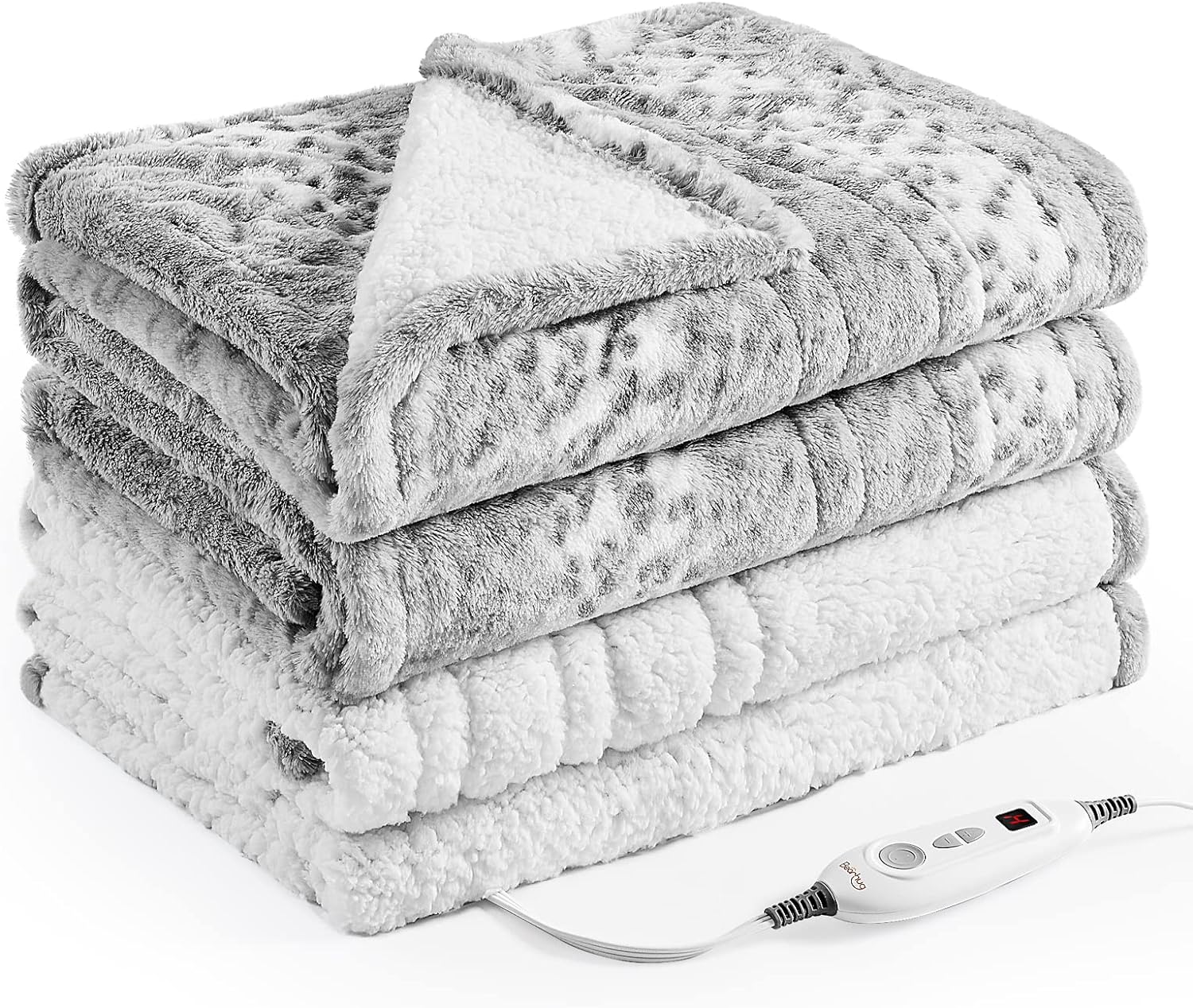 Bearhug Electric Heated Throw Blanket 50 x 60