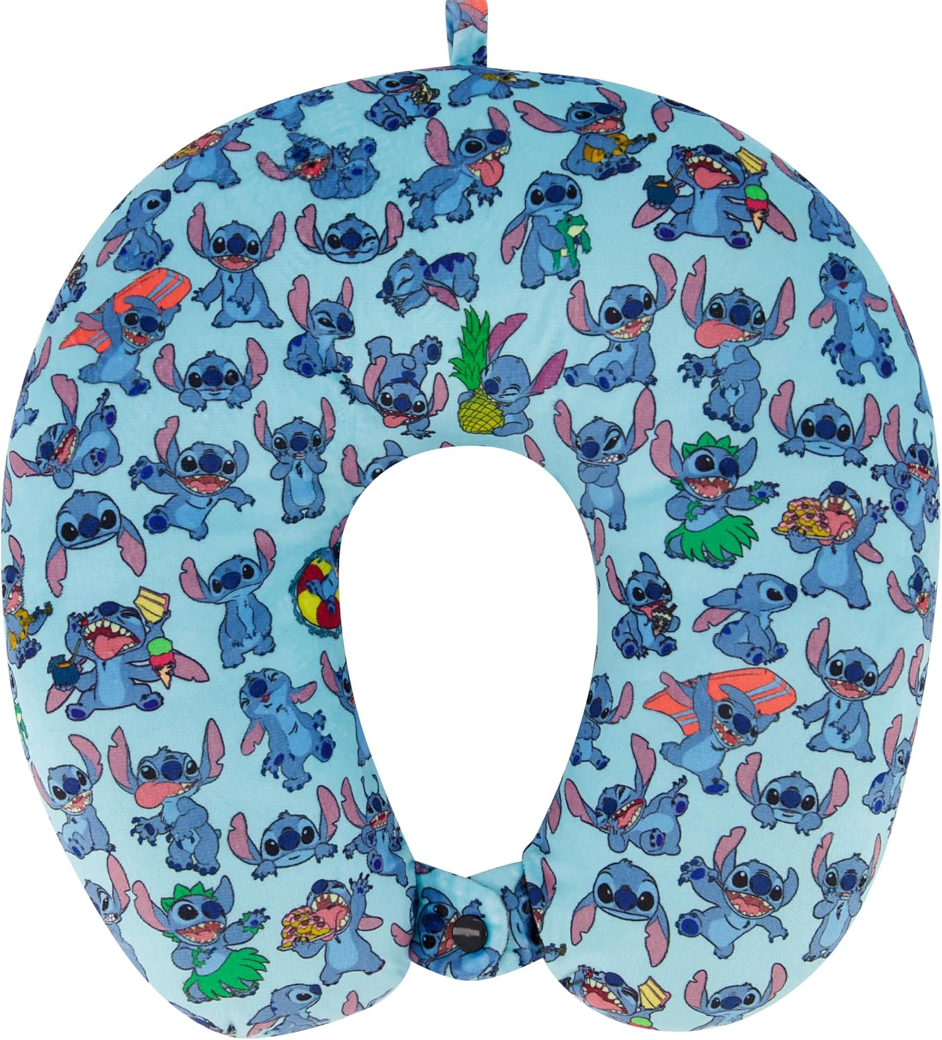 Disney Stitch Travel Neck Pillow for Kids - Blue