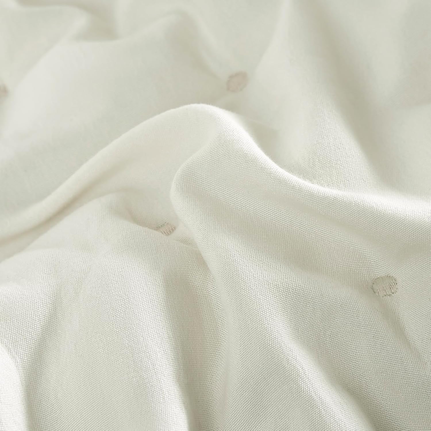 WDCOZY Ivory Cloud Cal King Quilt Bedding Set 1