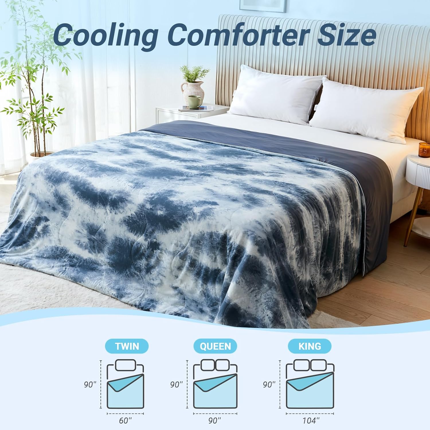 Cushious Cooling Comforter Queen Size