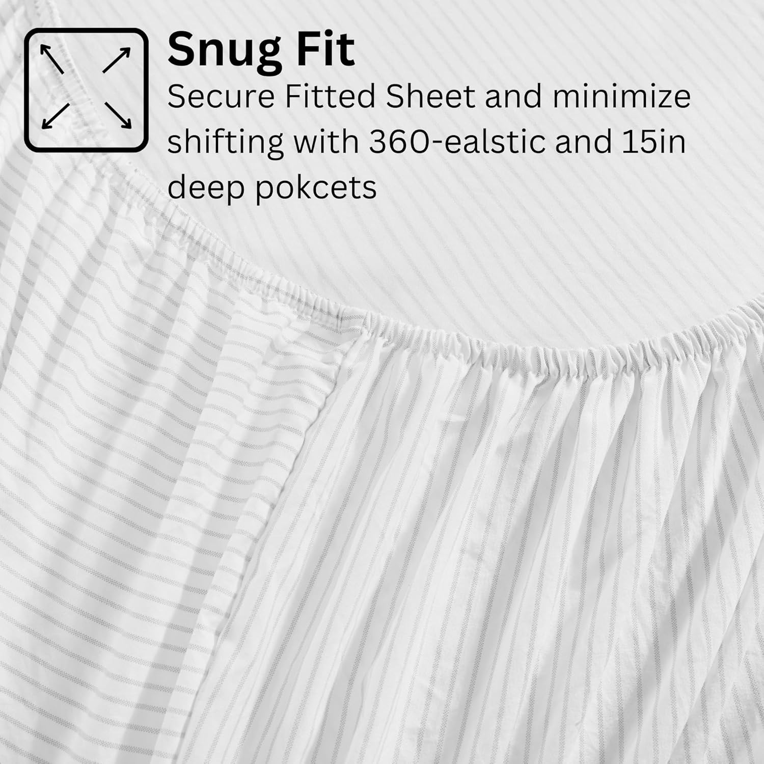 Casa Platino Twin Sheets Set 3 Piece Soft Breathable