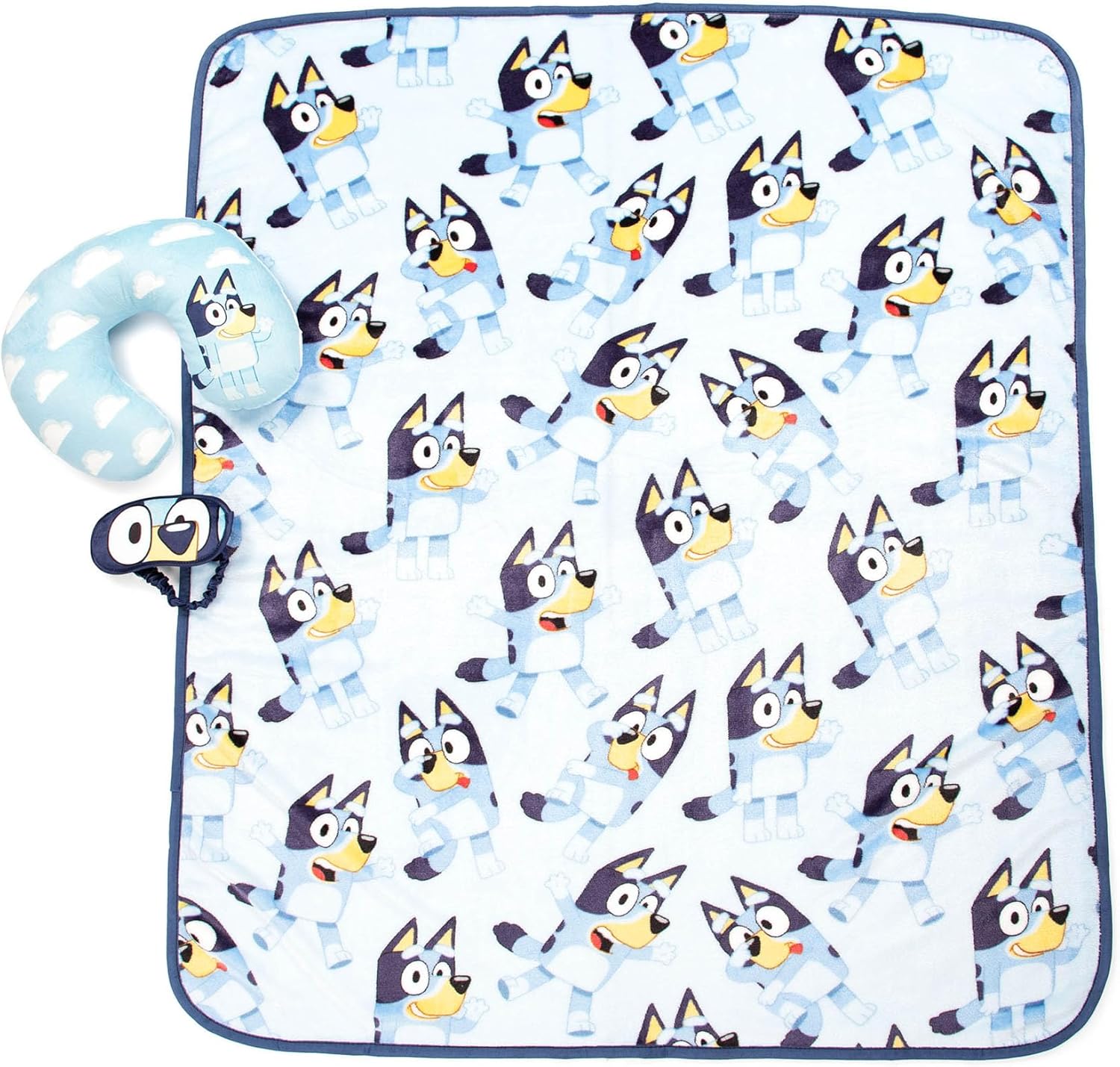 Jay Franco Bluey Kids Travel Set - 3 Piece