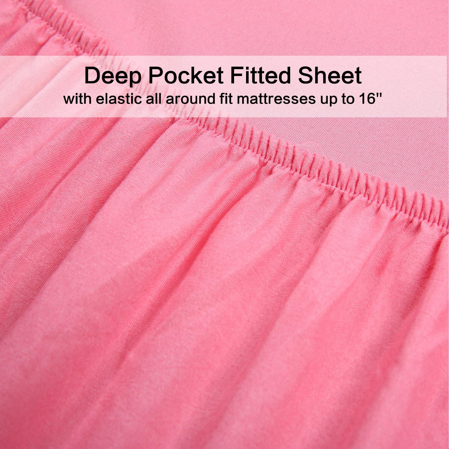 Best Season 3 Piece Twin Bed Sheet Set Peach Pink