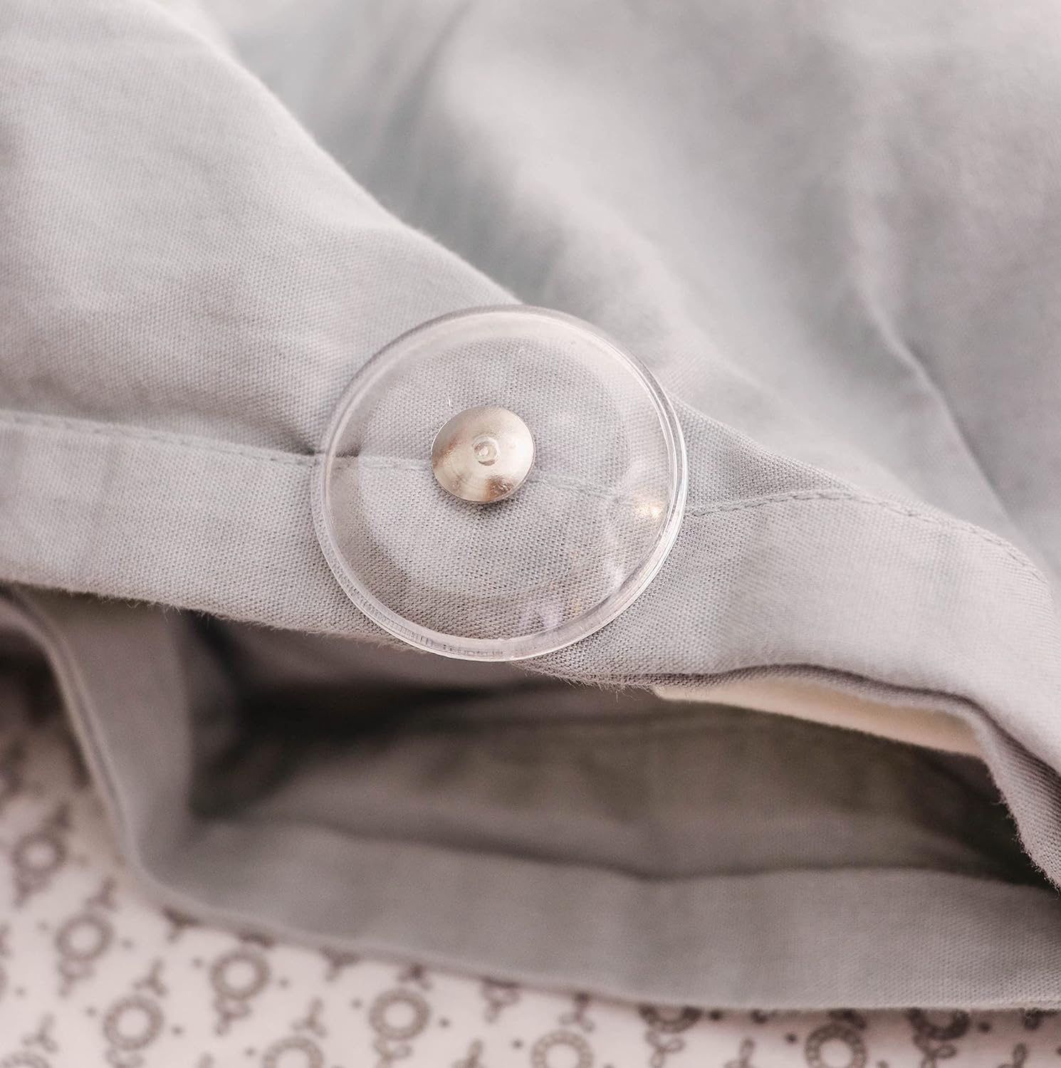 Pinion Pins Clear Magnetic Duvet Clips Pack of 8