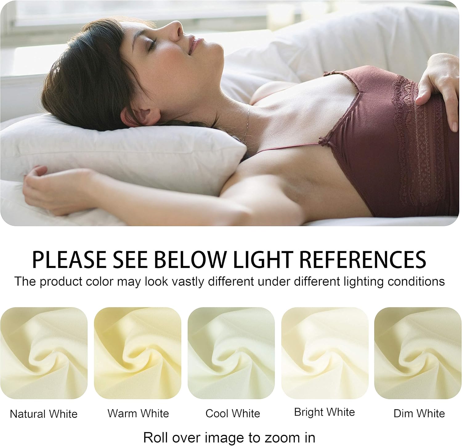 NTBAY Body Pillowcase - 20x54 Inches White Microfiber