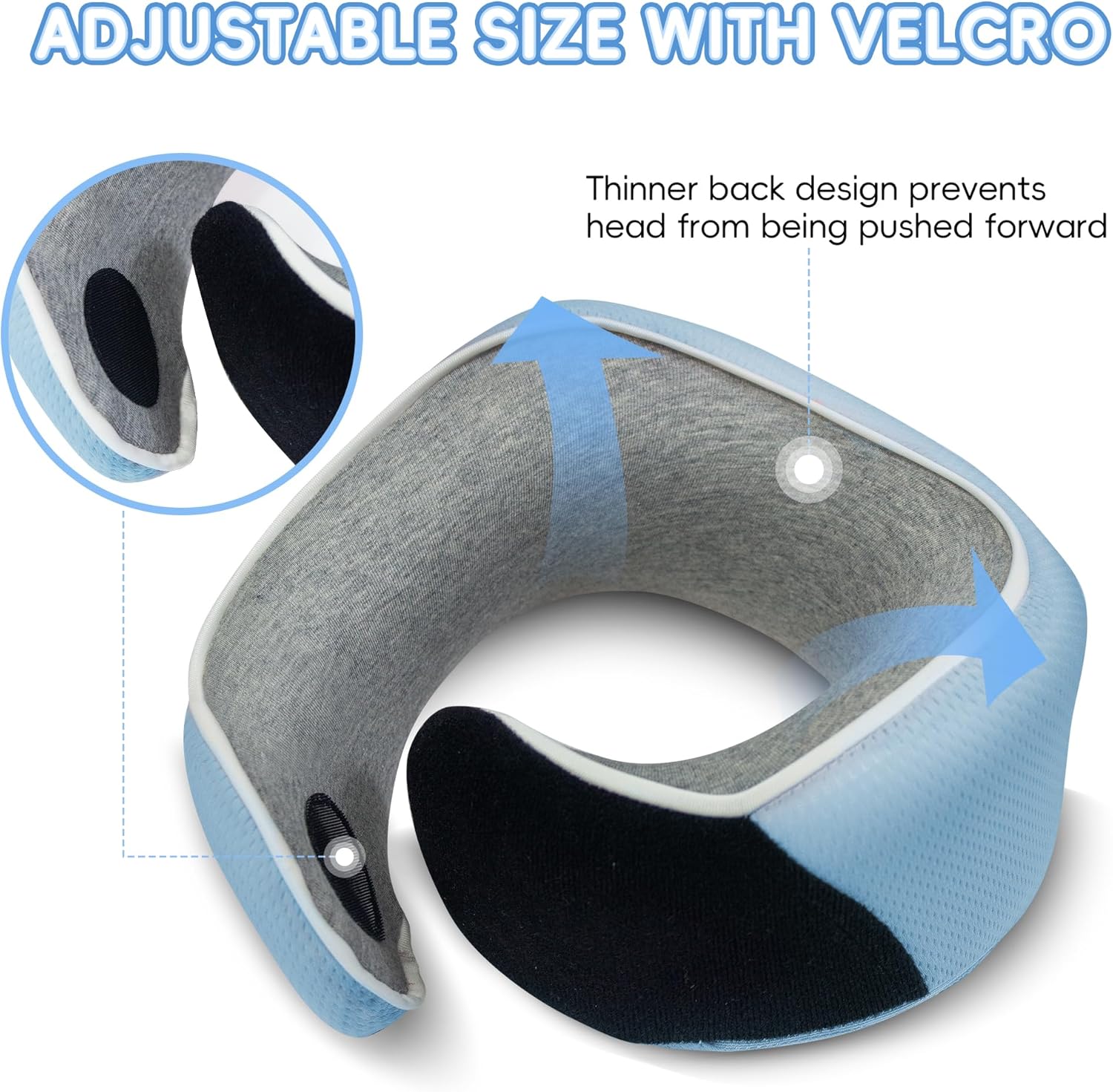 Proglobe Junior Travel Neck Pillow - Ergonomic Soft Washable Ages 413