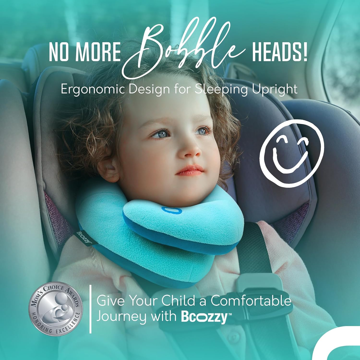 BCOZZY Kids Travel Neck Pillow - 3-7 YO