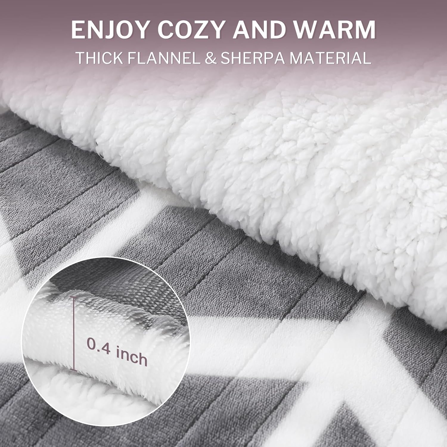 VENTIMI 50x60 Heated Throw with 5 Heat Levels