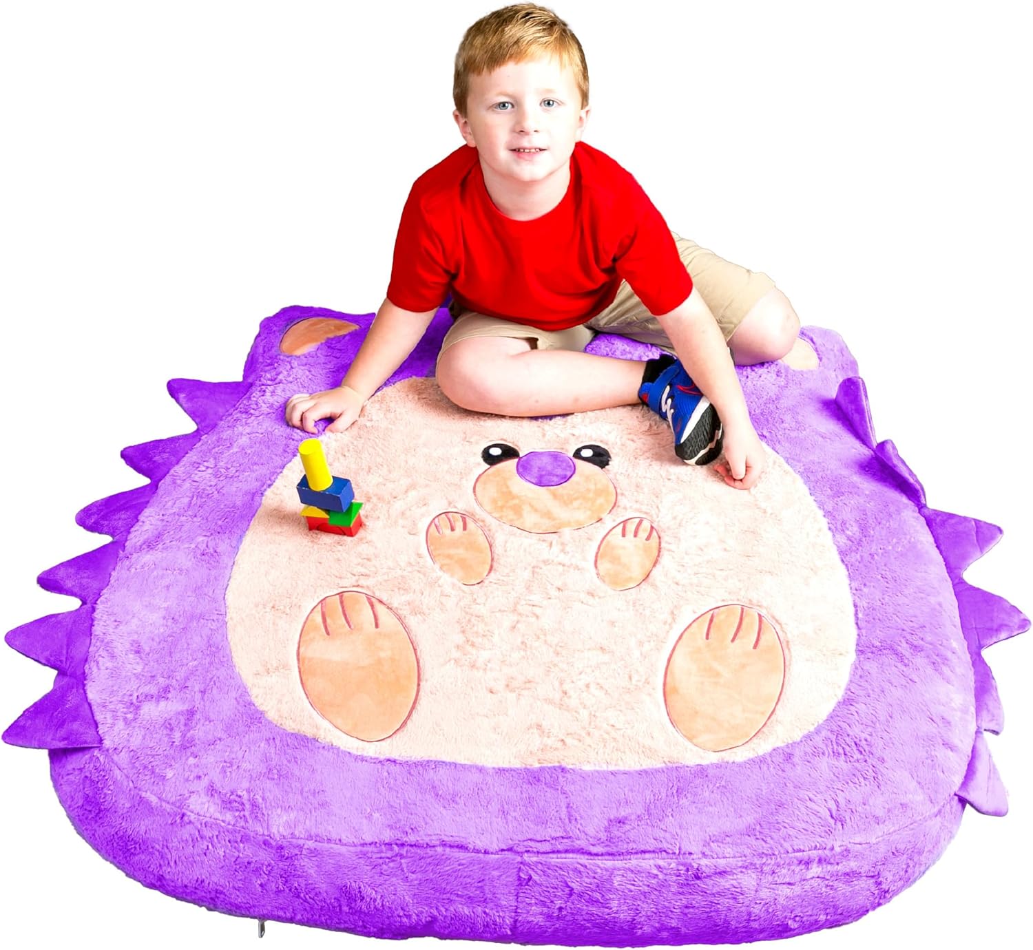 BigMouth Hedgehog Plush Inflatable Floor Pillow 1