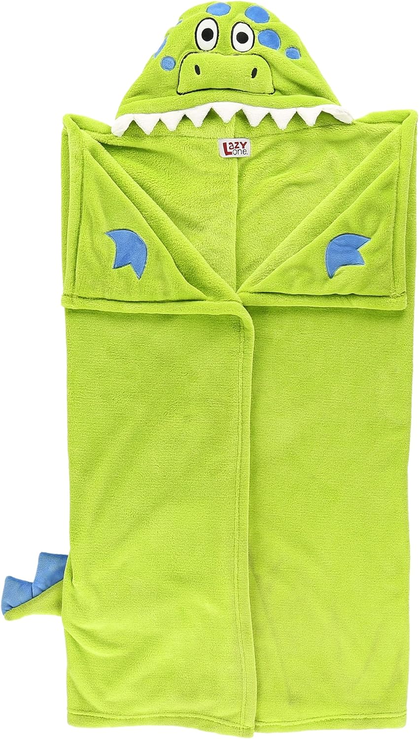 Lazy One Dinosaur Hooded Blanket for Kids 1